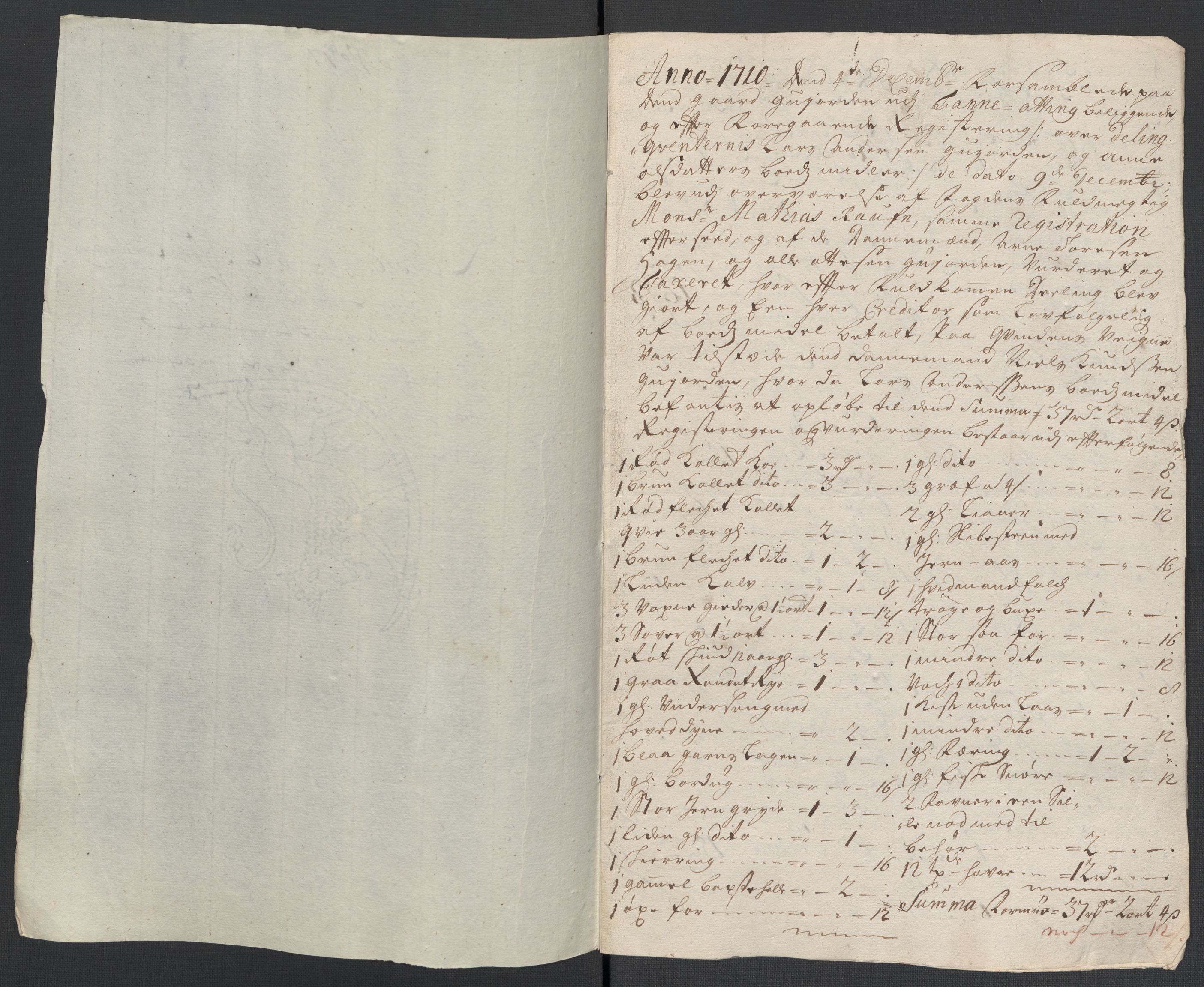 Rentekammeret inntil 1814, Reviderte regnskaper, Fogderegnskap, RA/EA-4092/R55/L3660: Fogderegnskap Romsdal, 1711, p. 349