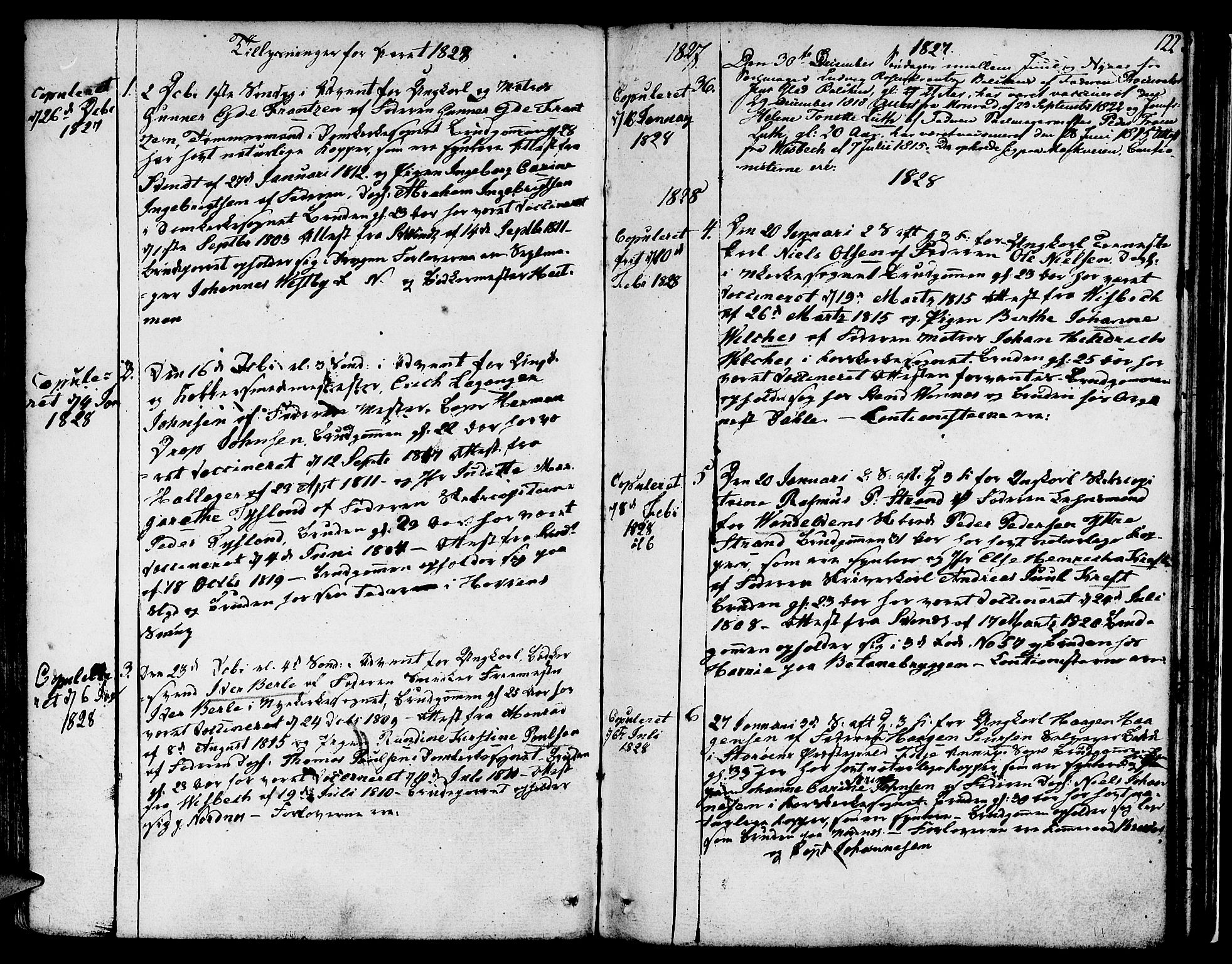 Nykirken Sokneprestembete, SAB/A-77101/H/Hab: Parish register (copy) no. A 2, 1782-1847, p. 122