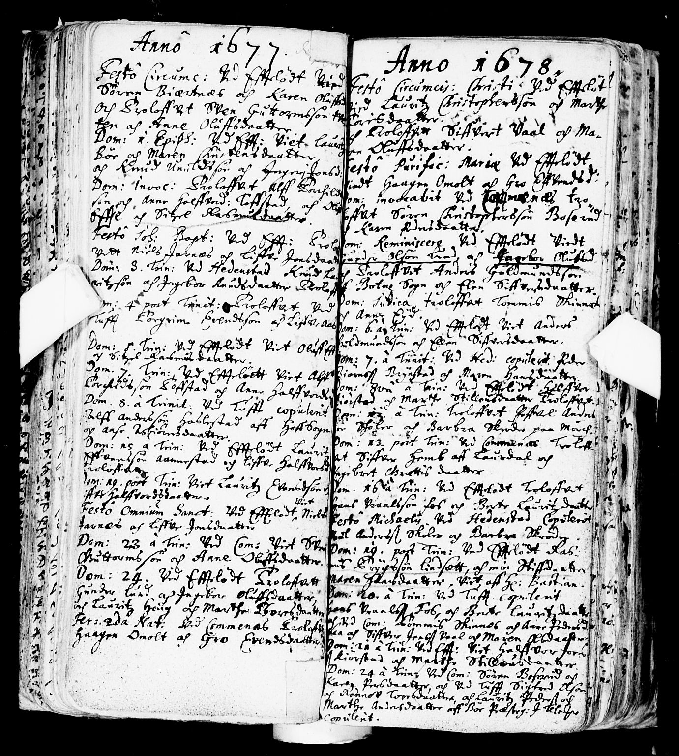 Sandsvær kirkebøker, SAKO/A-244/F/Fa/L0001: Parish register (official) no. I 1, 1665-1725, p. 105