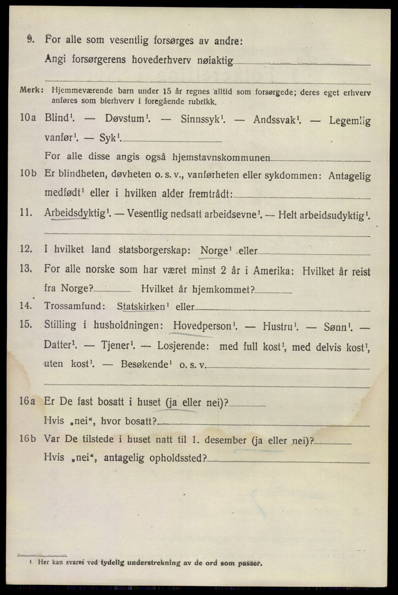 SAKO, 1920 census for Stokke, 1920, p. 10479