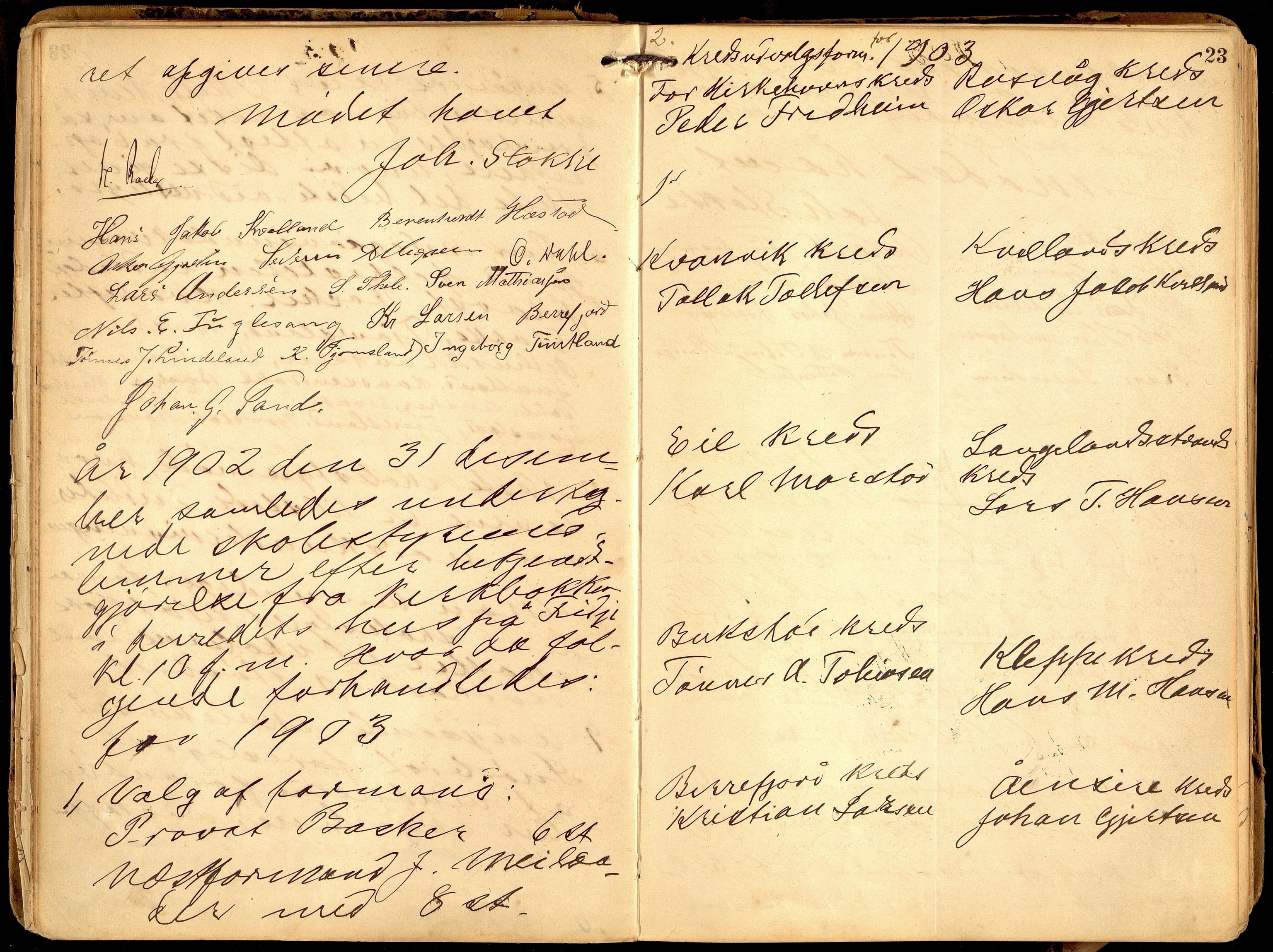 Hidra kommune - Skolestyret, ARKSOR/1004HI510/A/L0002: Møtebok, 1900-1932, p. 22b-23a