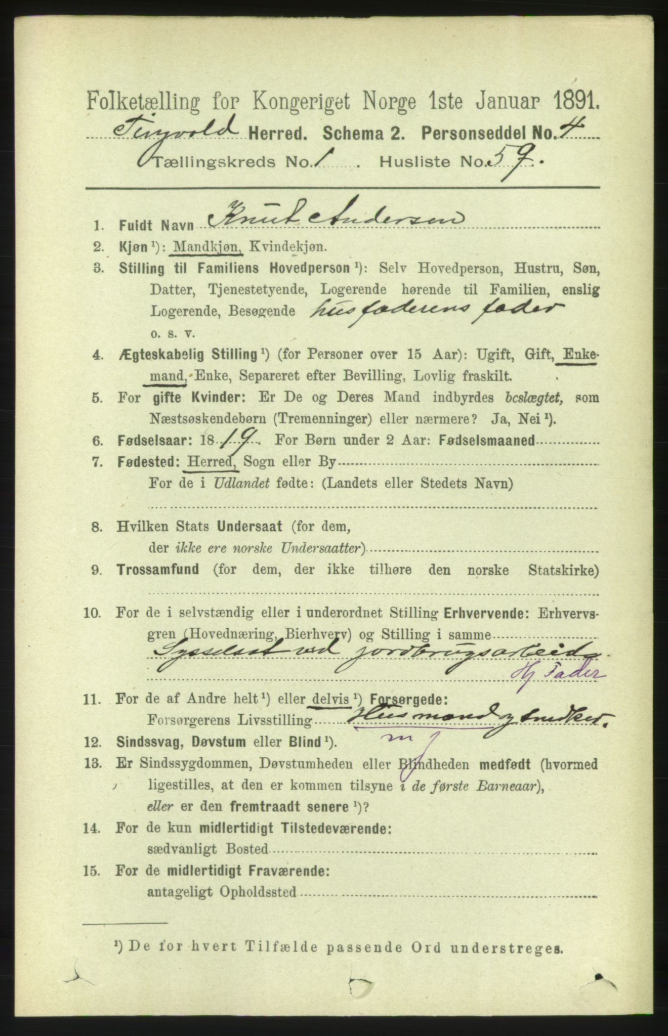 RA, 1891 census for 1560 Tingvoll, 1891, p. 508