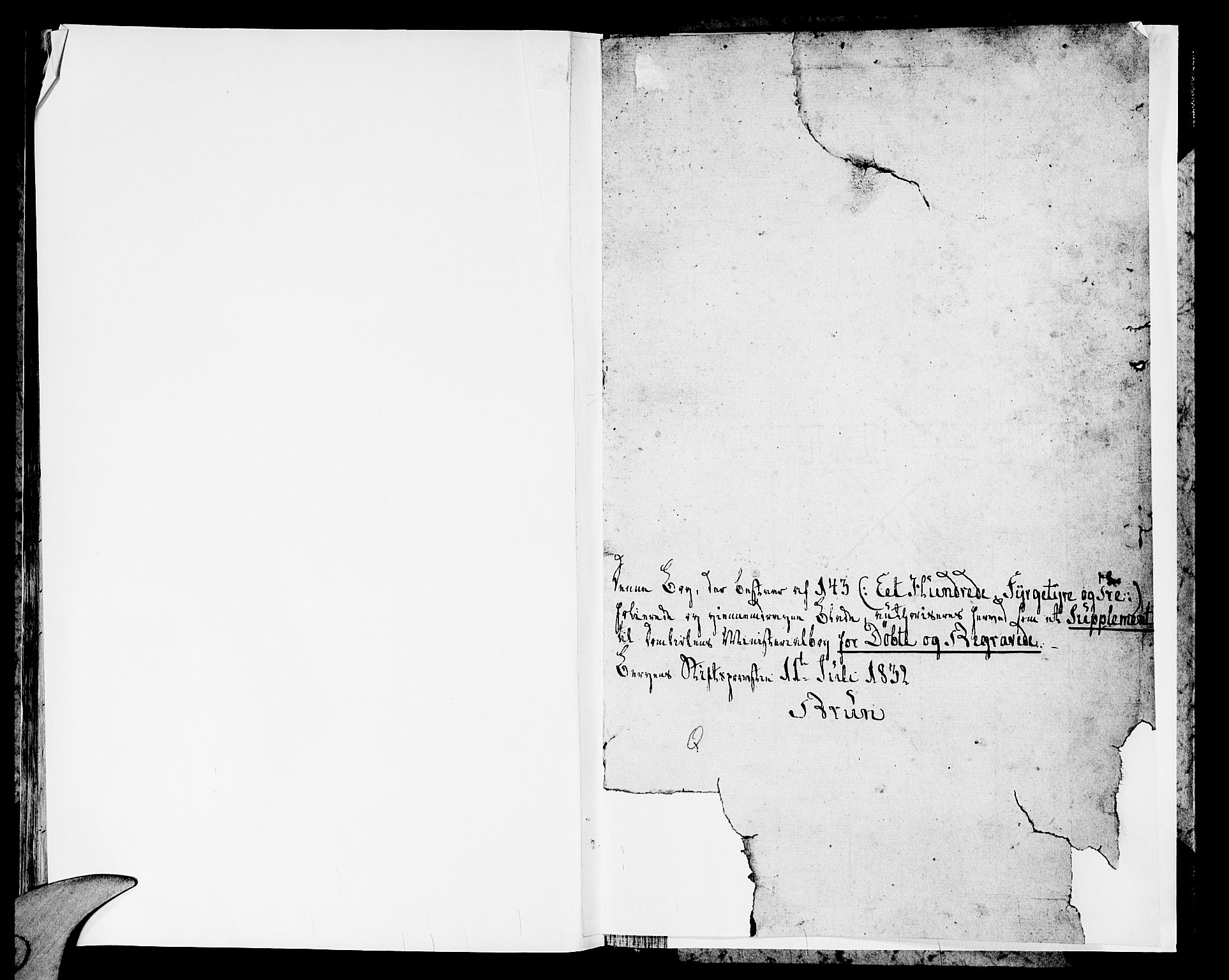 Domkirken sokneprestembete, AV/SAB-A-74801/H/Hab/L0007: Parish register (copy) no. A 7, 1832-1836