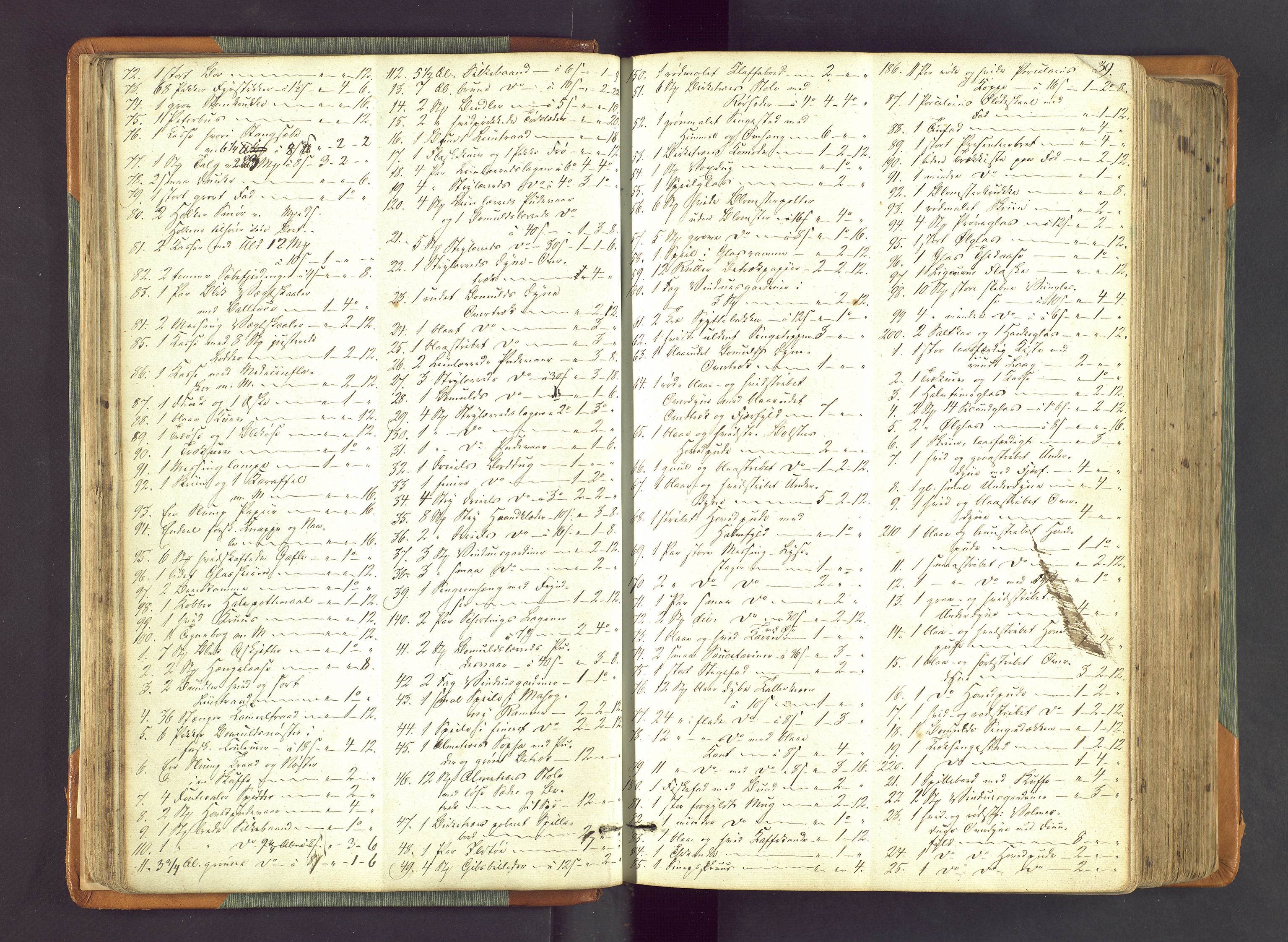 Stavanger byfogd, AV/SAST-A-101408/001/5/50/503BA/L0002: Registreringsprotokoll, 1846-1864, p. 39