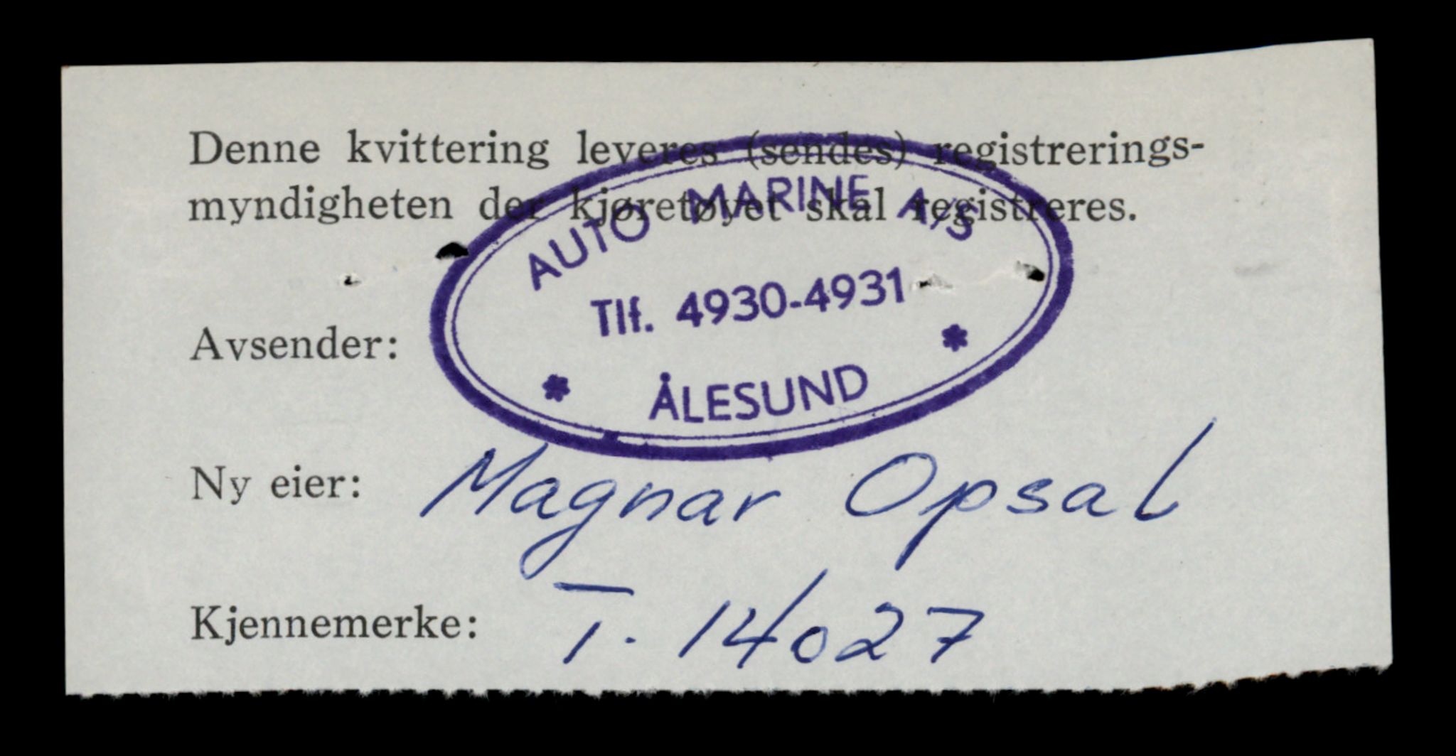 Møre og Romsdal vegkontor - Ålesund trafikkstasjon, AV/SAT-A-4099/F/Fe/L0042: Registreringskort for kjøretøy T 13906 - T 14079, 1927-1998, p. 1904