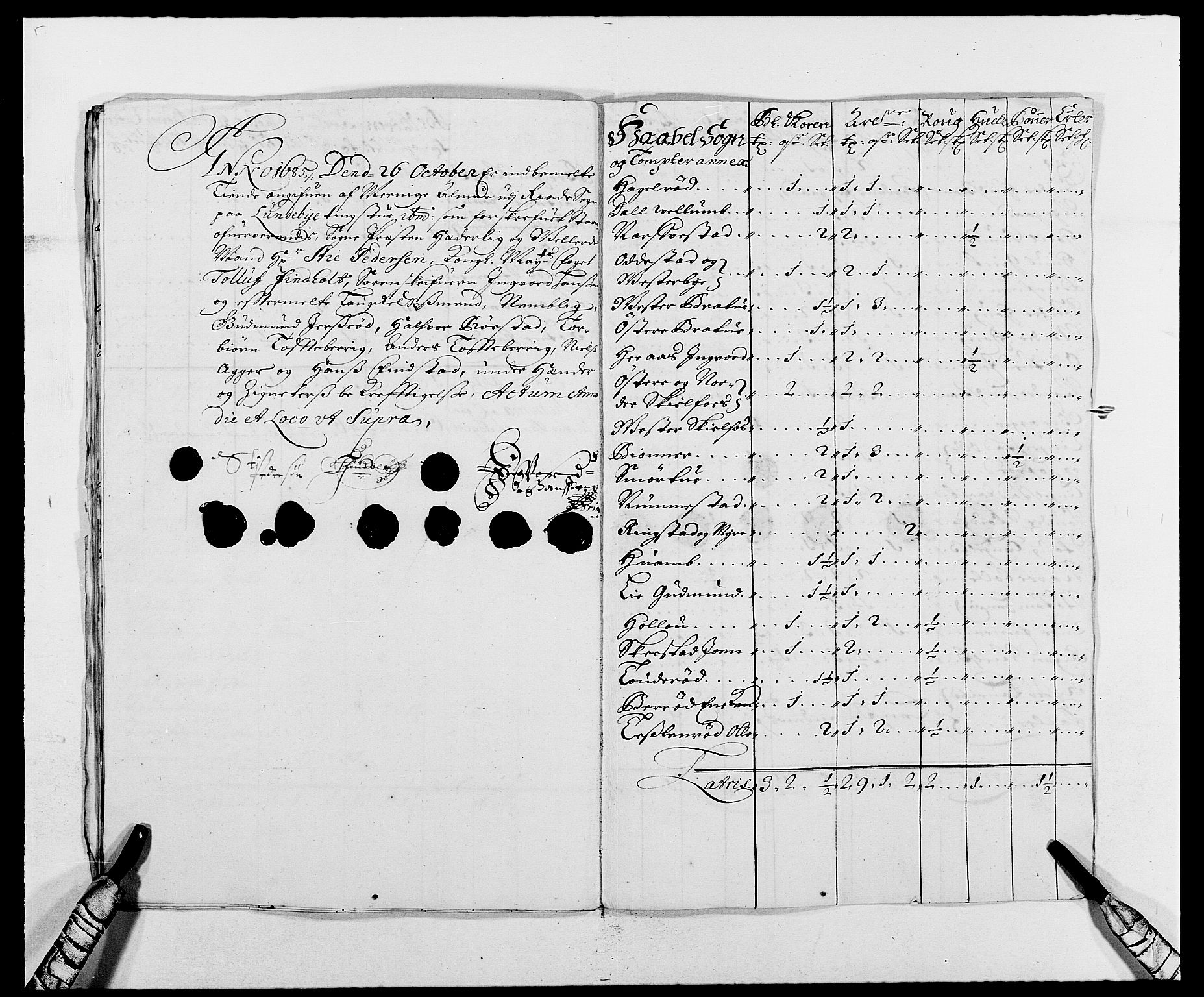 Rentekammeret inntil 1814, Reviderte regnskaper, Fogderegnskap, AV/RA-EA-4092/R02/L0105: Fogderegnskap Moss og Verne kloster, 1685-1687, p. 51