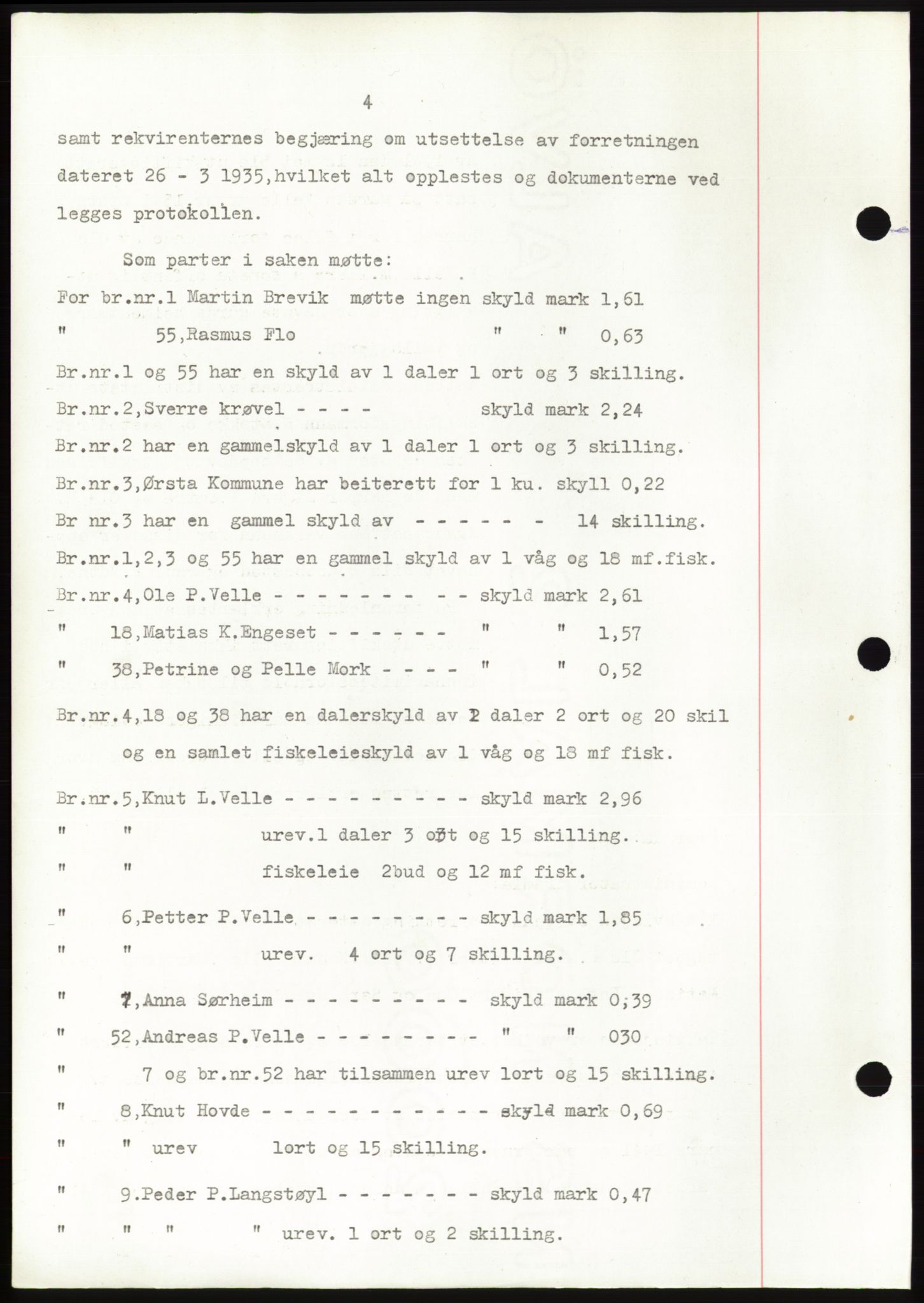 Søre Sunnmøre sorenskriveri, AV/SAT-A-4122/1/2/2C/L0081: Mortgage book no. 7A, 1947-1948, Diary no: : 100/1948