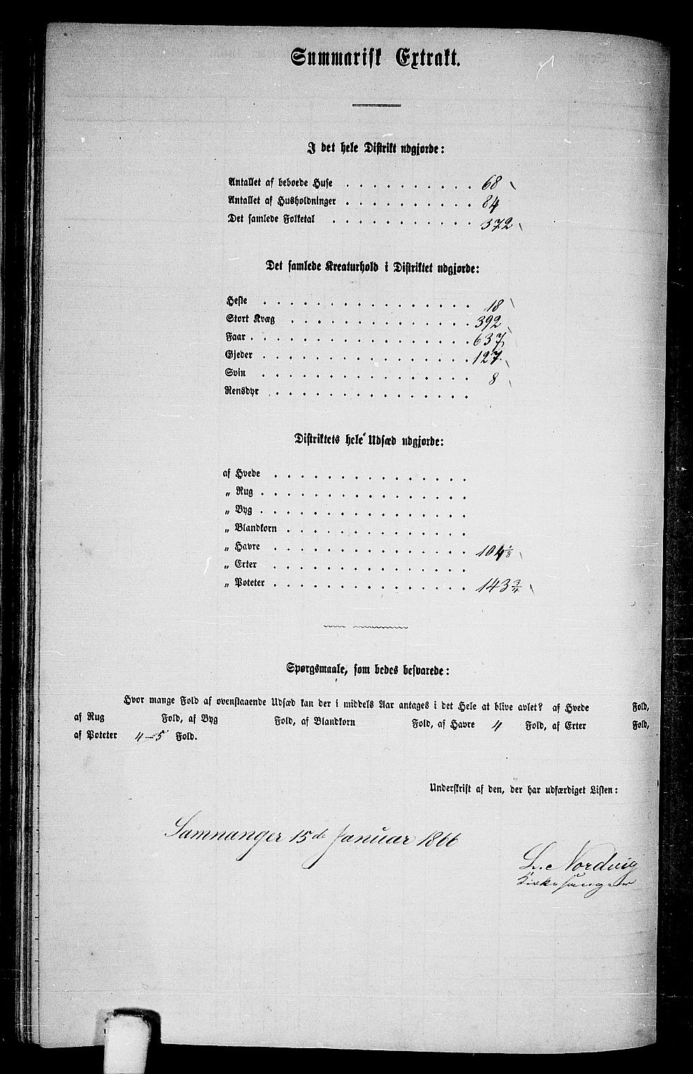 RA, 1865 census for Os, 1865, p. 123