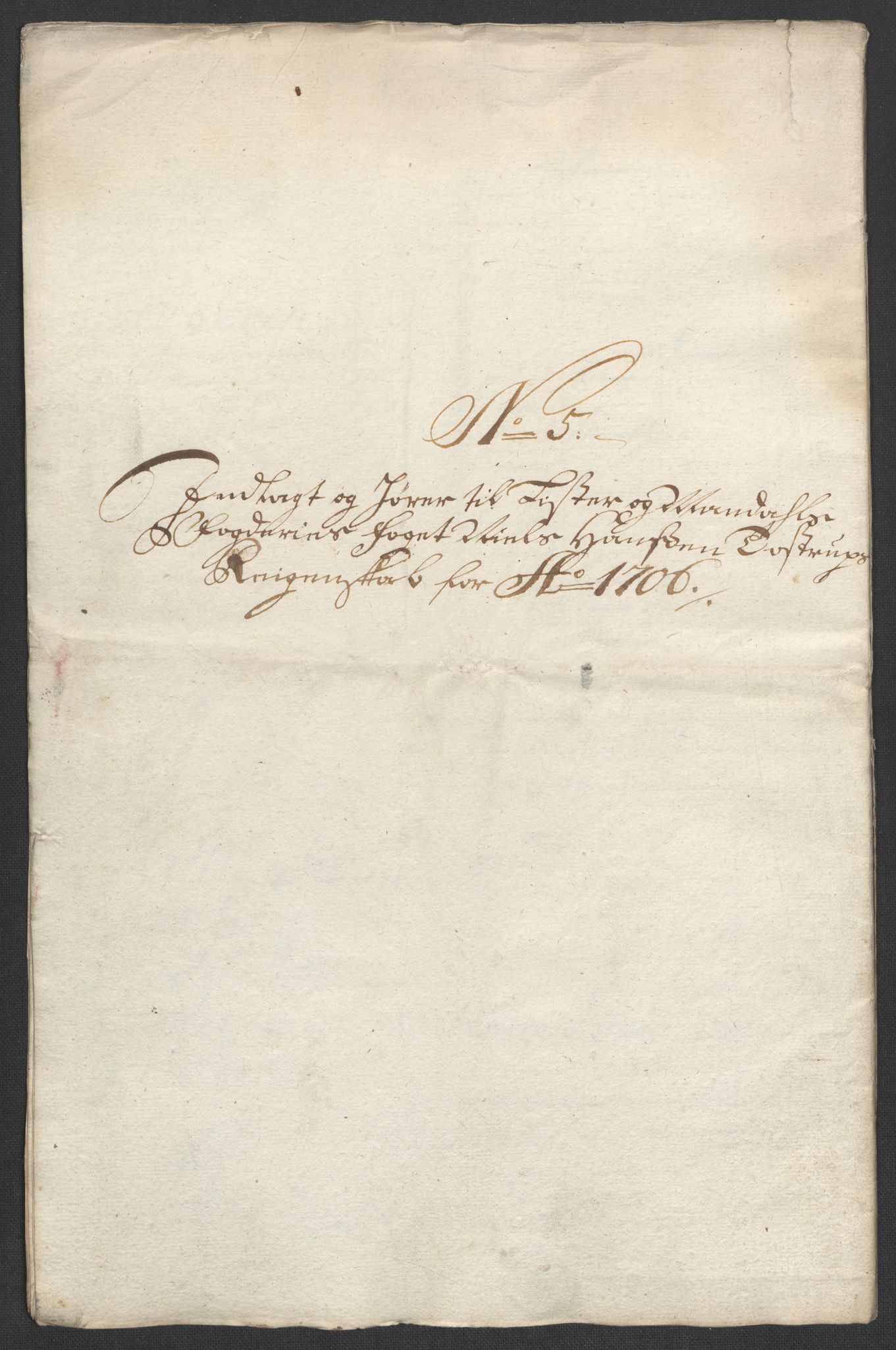 Rentekammeret inntil 1814, Reviderte regnskaper, Fogderegnskap, AV/RA-EA-4092/R43/L2551: Fogderegnskap Lista og Mandal, 1705-1709, p. 285