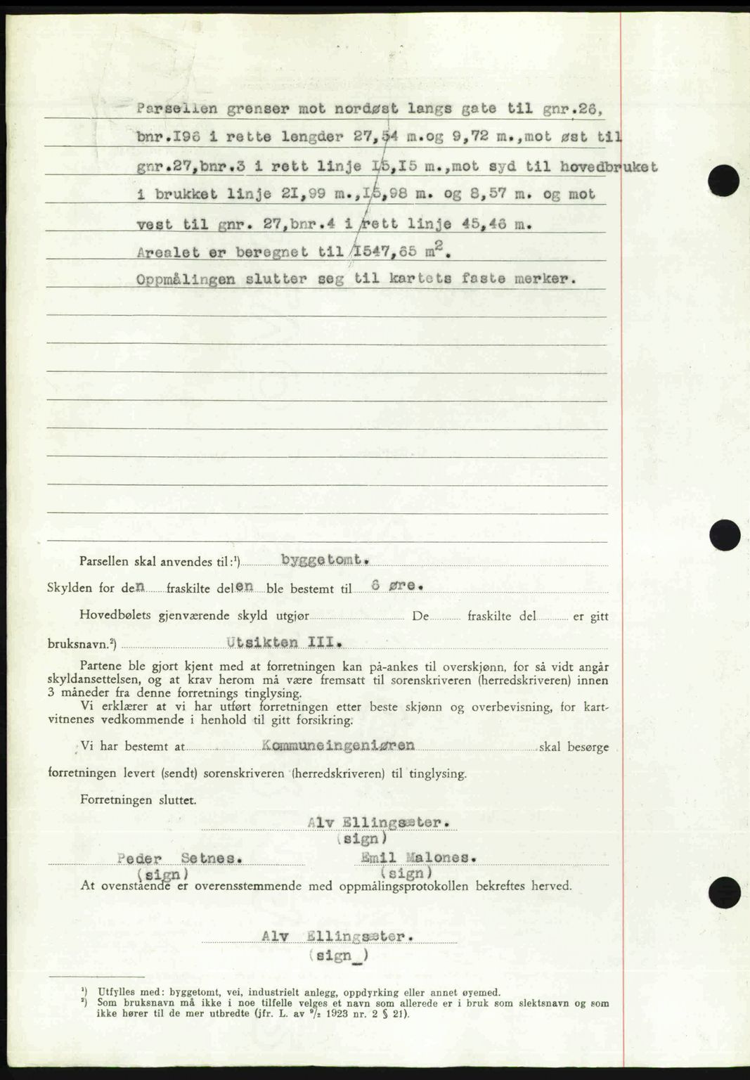 Romsdal sorenskriveri, AV/SAT-A-4149/1/2/2C: Mortgage book no. A31, 1949-1949, Diary no: : 3139/1949