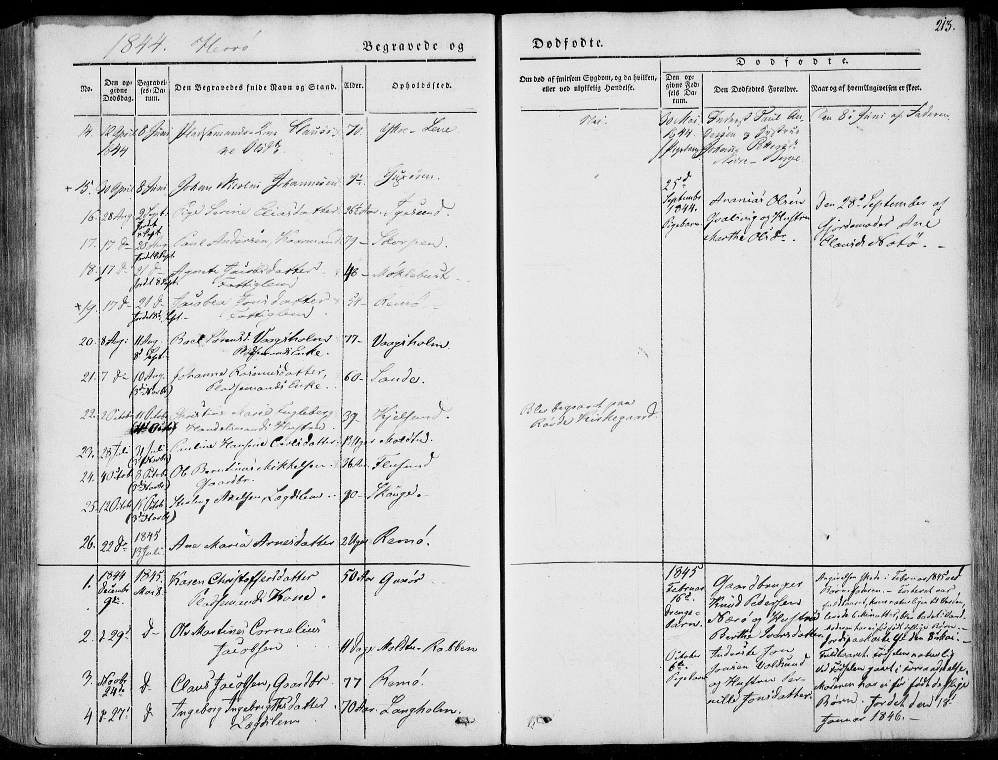 Ministerialprotokoller, klokkerbøker og fødselsregistre - Møre og Romsdal, SAT/A-1454/507/L0070: Parish register (official) no. 507A05, 1842-1873, p. 213