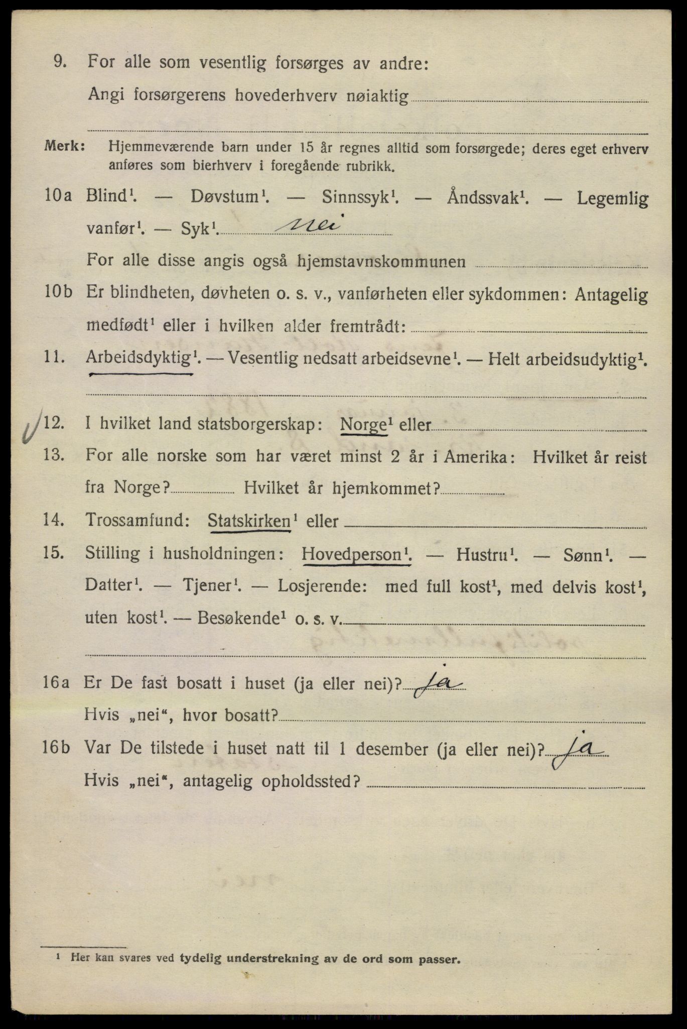 SAO, 1920 census for Kristiania, 1920, p. 522056