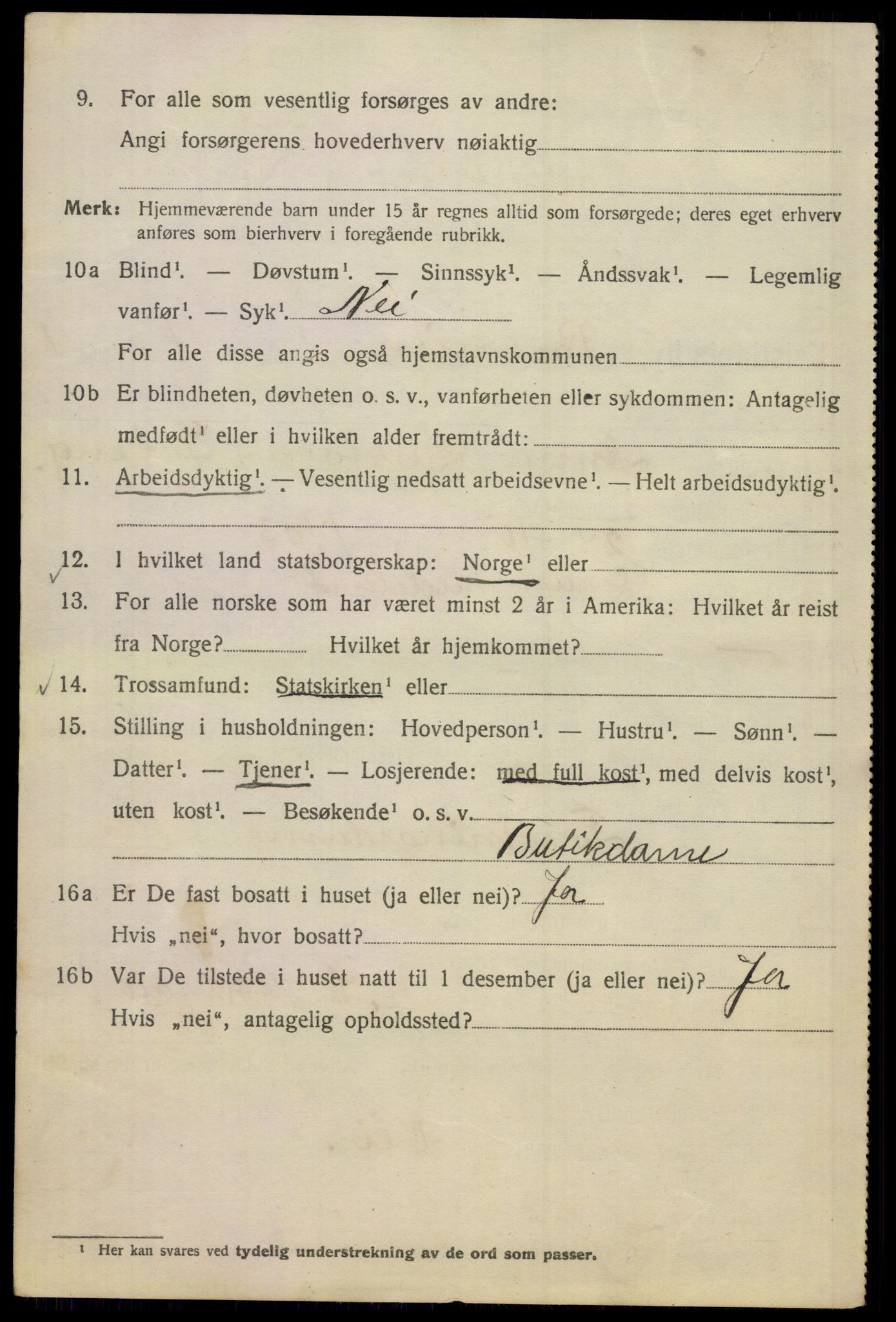 SAO, 1920 census for Kristiania, 1920, p. 442606