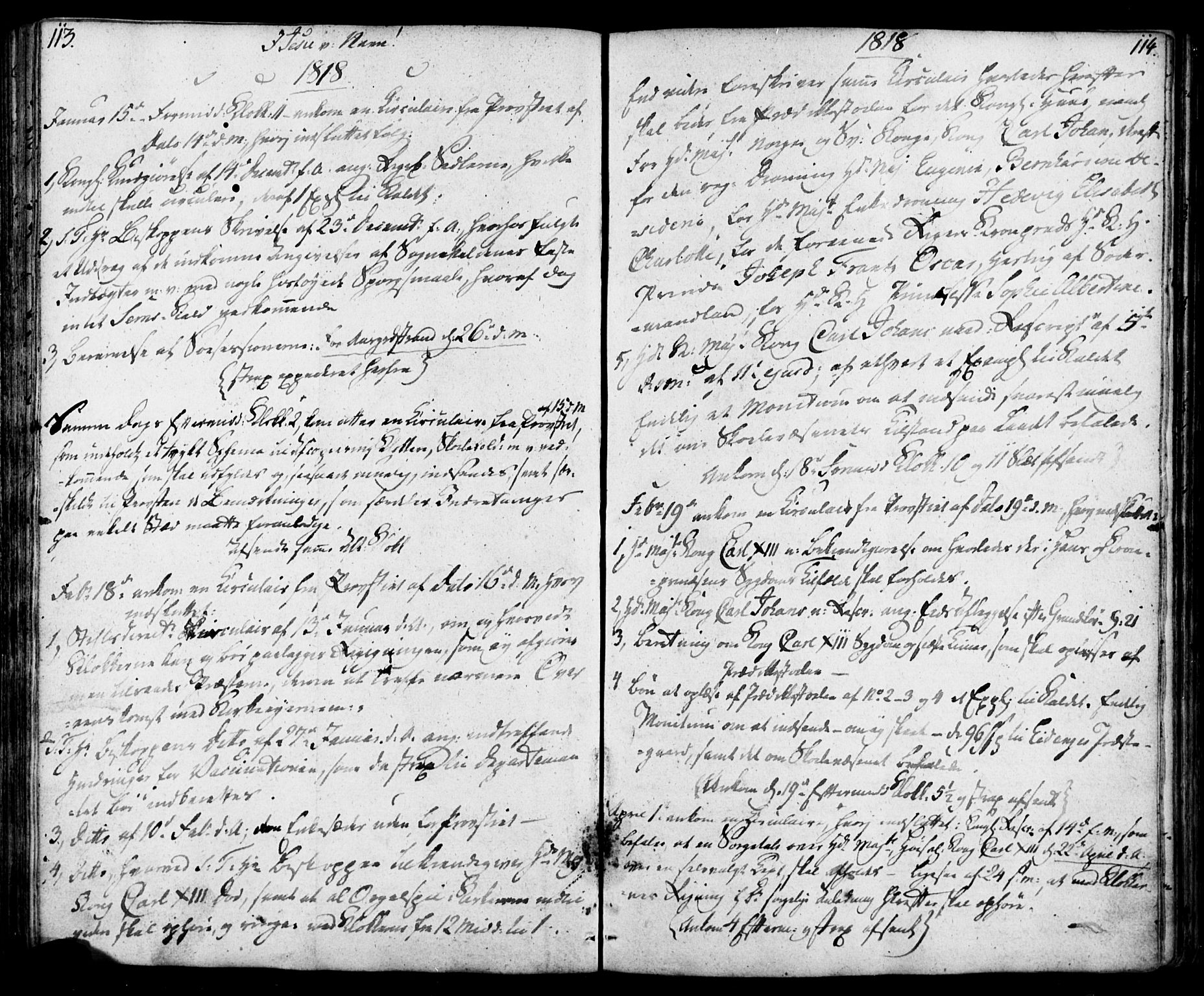 Sem kirkebøker, AV/SAKO-A-5/F/Fa/L0003: Parish register (official) no. I 3, 1799-1814, p. 113-114