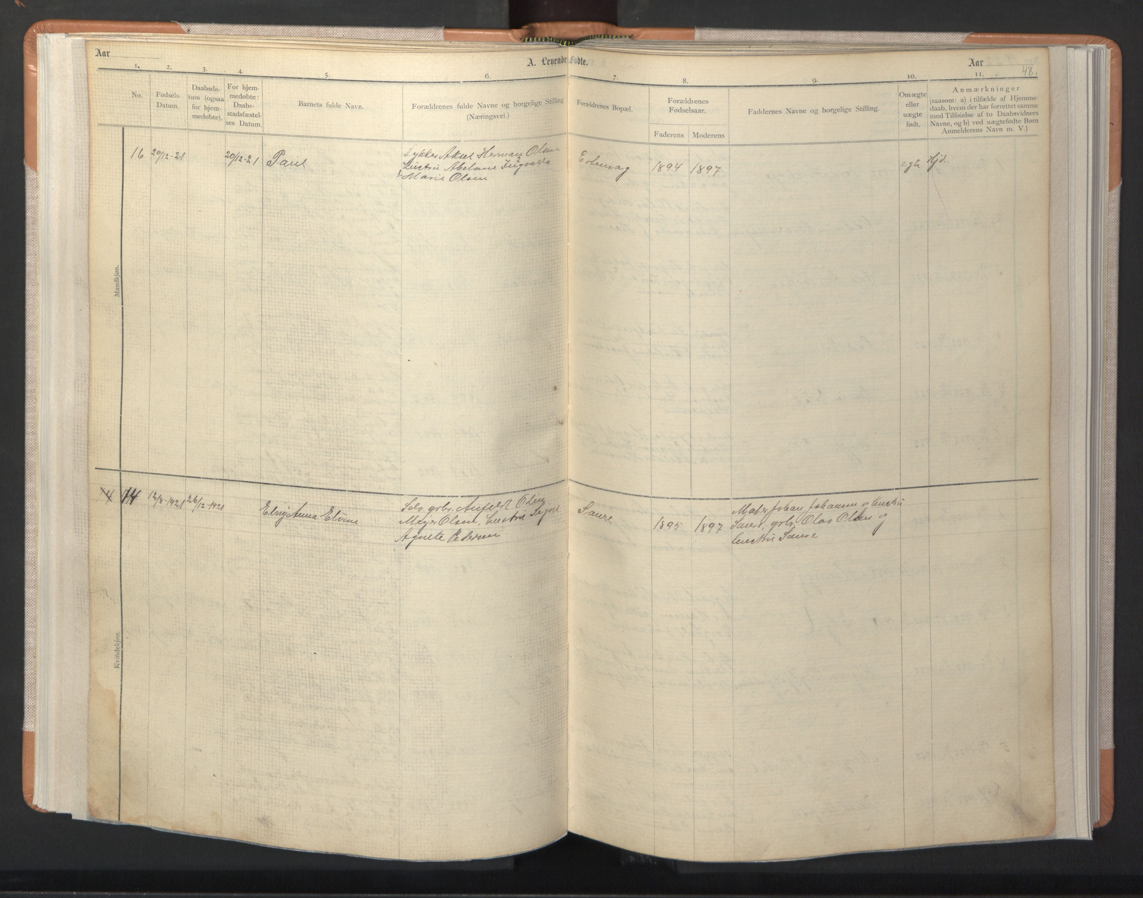 Ministerialprotokoller, klokkerbøker og fødselsregistre - Nordland, SAT/A-1459/806/L0117: Parish register (copy) no. 806C01, 1905-1957, p. 48
