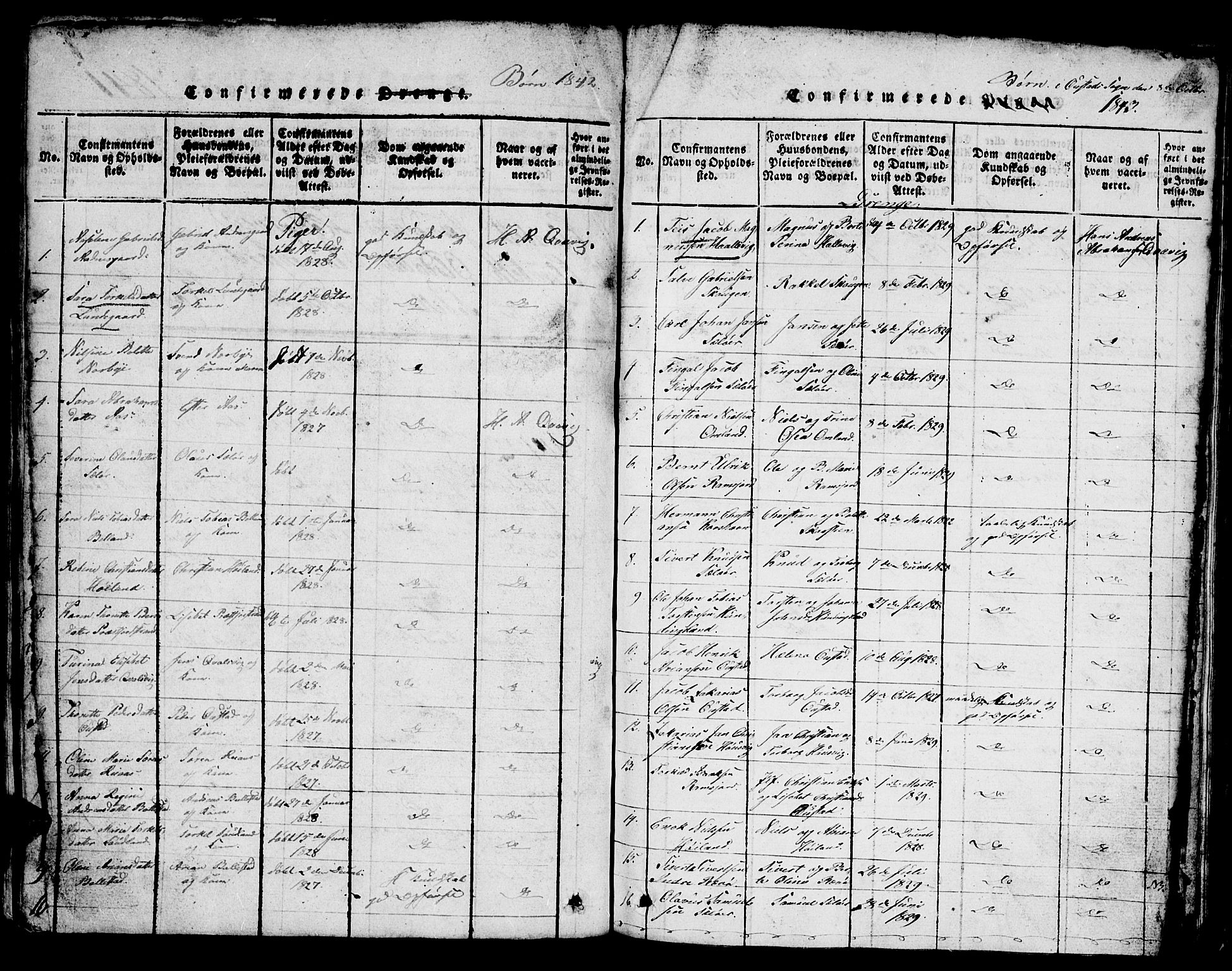 Lyngdal sokneprestkontor, SAK/1111-0029/F/Fb/Fba/L0001: Parish register (copy) no. B 1, 1816-1876, p. 266