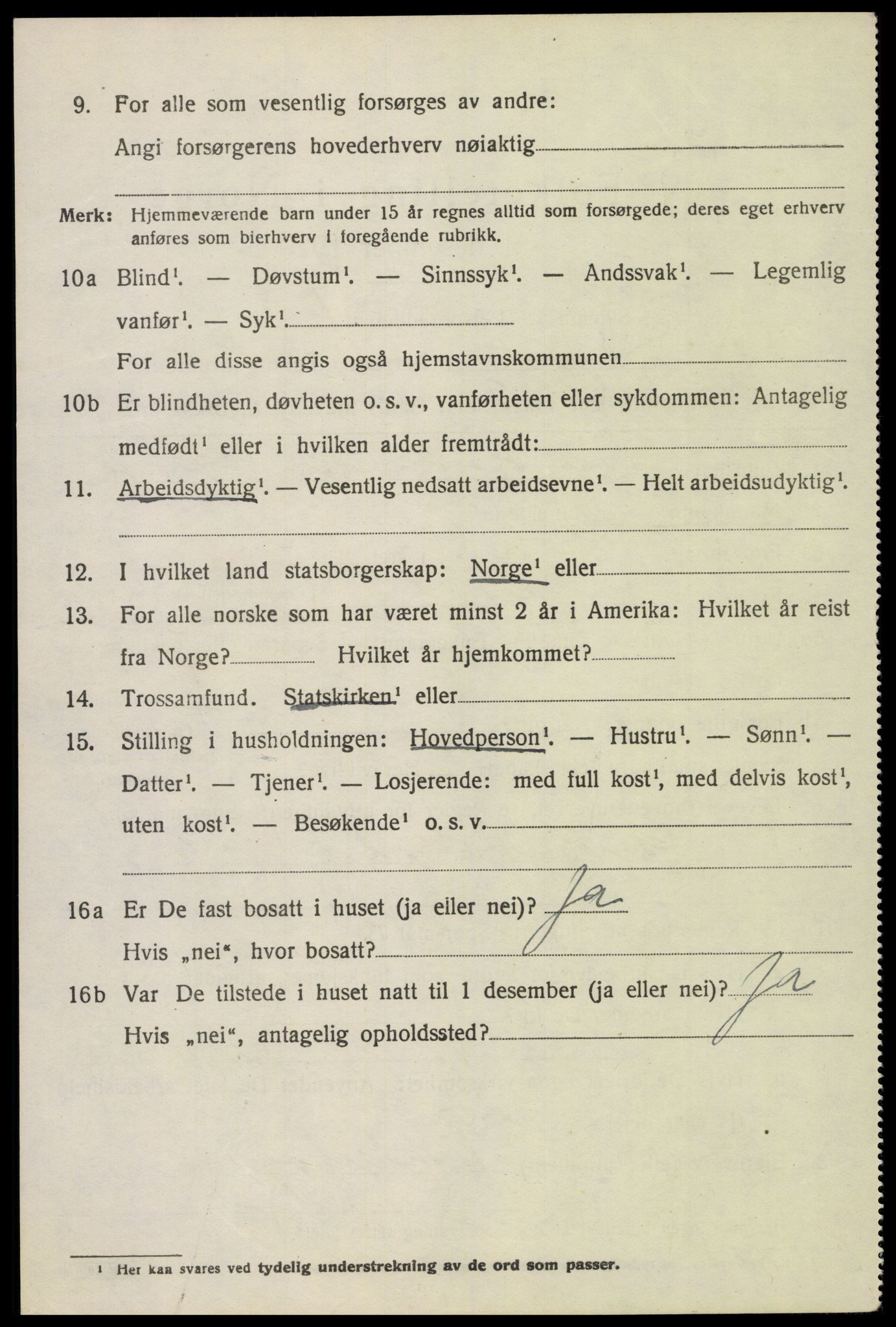 SAH, 1920 census for Skjåk, 1920, p. 4553