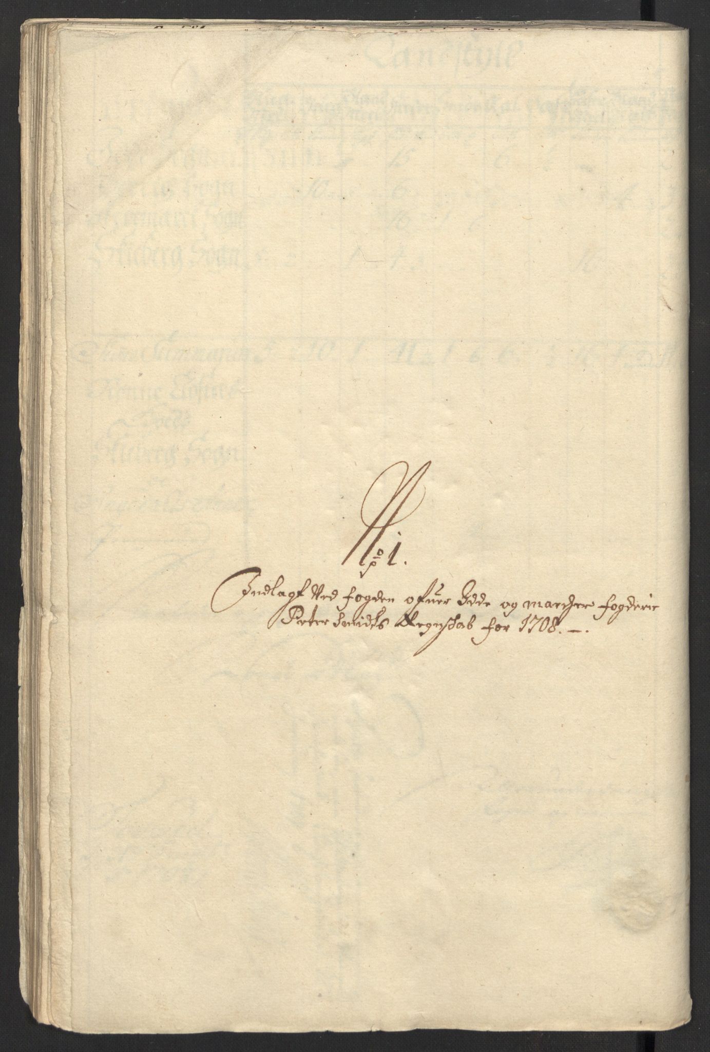 Rentekammeret inntil 1814, Reviderte regnskaper, Fogderegnskap, RA/EA-4092/R01/L0018: Fogderegnskap Idd og Marker, 1707-1709, p. 190