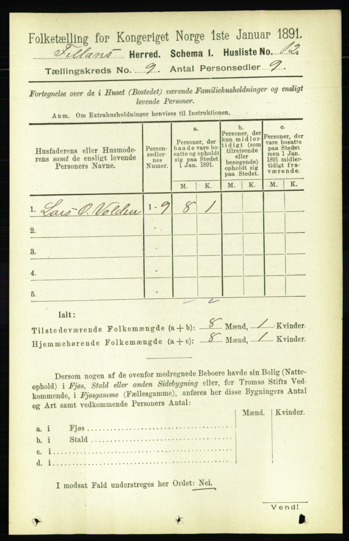 RA, 1891 census for 1616 Fillan, 1891, p. 2567