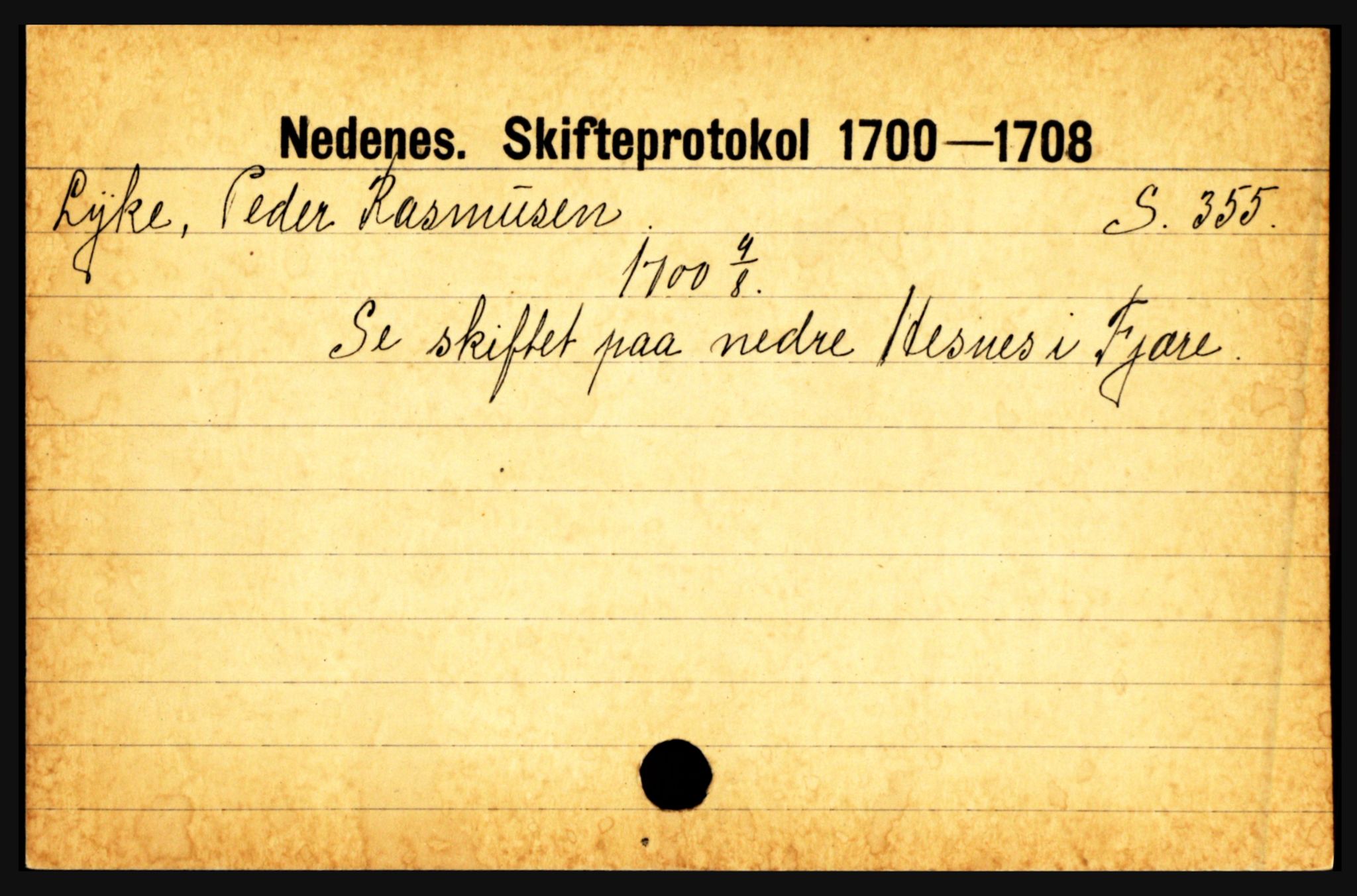 Nedenes sorenskriveri før 1824, AV/SAK-1221-0007/H, p. 18665