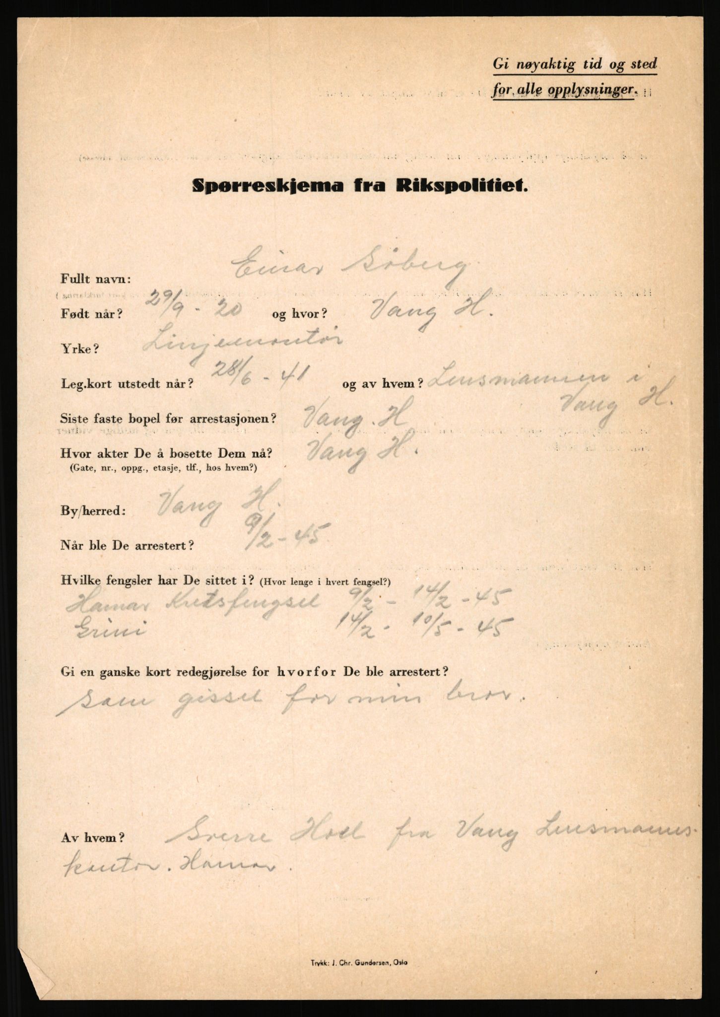 Rikspolitisjefen, AV/RA-S-1560/L/L0016: Sti, Lauritz - Tettum, Karl August, 1940-1945, p. 711