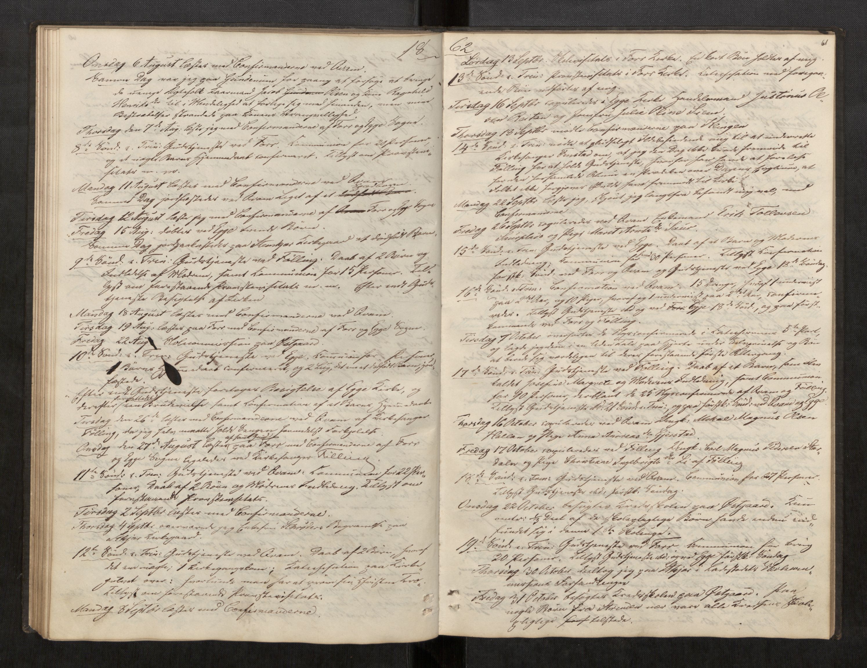 Stod sokneprestkontor, AV/SAT-A-1164/2/I/I1/I1d/L0002: Curate's parish register no. 2, 1850-1869, p. 61