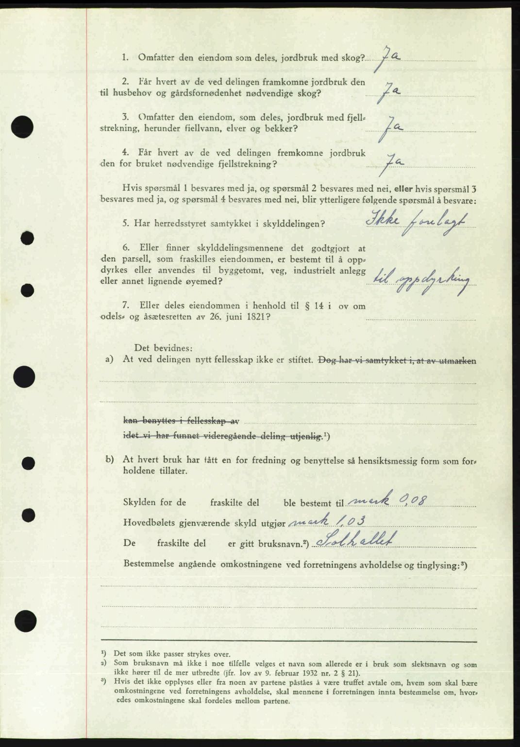 Nordre Sunnmøre sorenskriveri, AV/SAT-A-0006/1/2/2C/2Ca: Mortgage book no. A24, 1947-1947, Diary no: : 388/1947