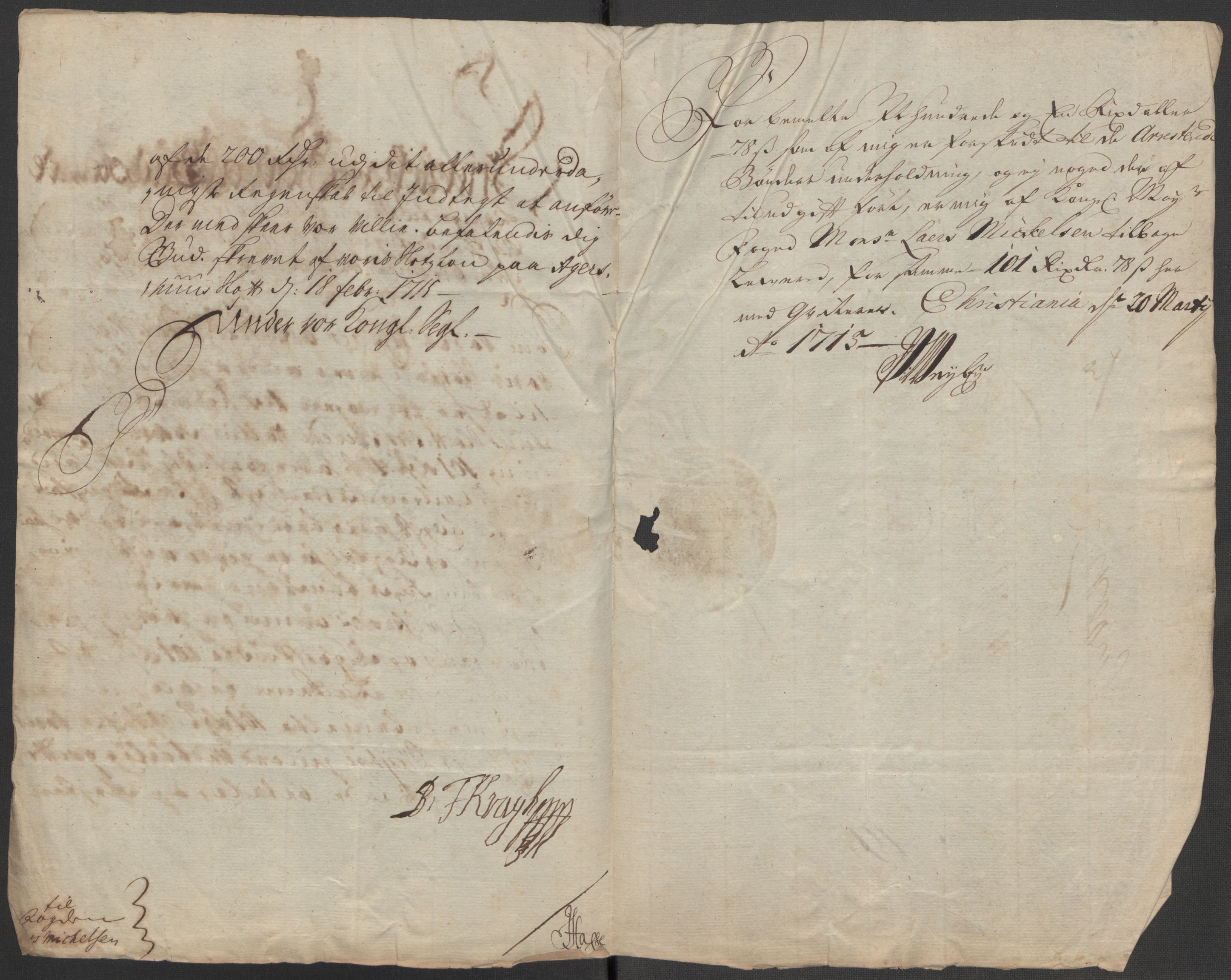 Rentekammeret inntil 1814, Reviderte regnskaper, Fogderegnskap, RA/EA-4092/R23/L1471: Fogderegnskap Ringerike og Hallingdal, 1713-1714, p. 549