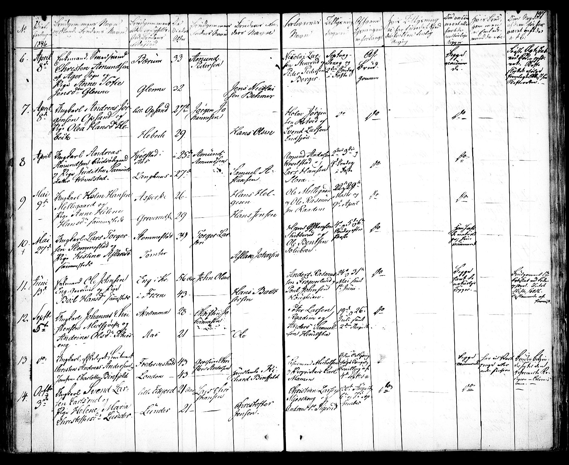 Kråkstad prestekontor Kirkebøker, SAO/A-10125a/F/Fa/L0005: Parish register (official) no. I 5, 1837-1847, p. 137