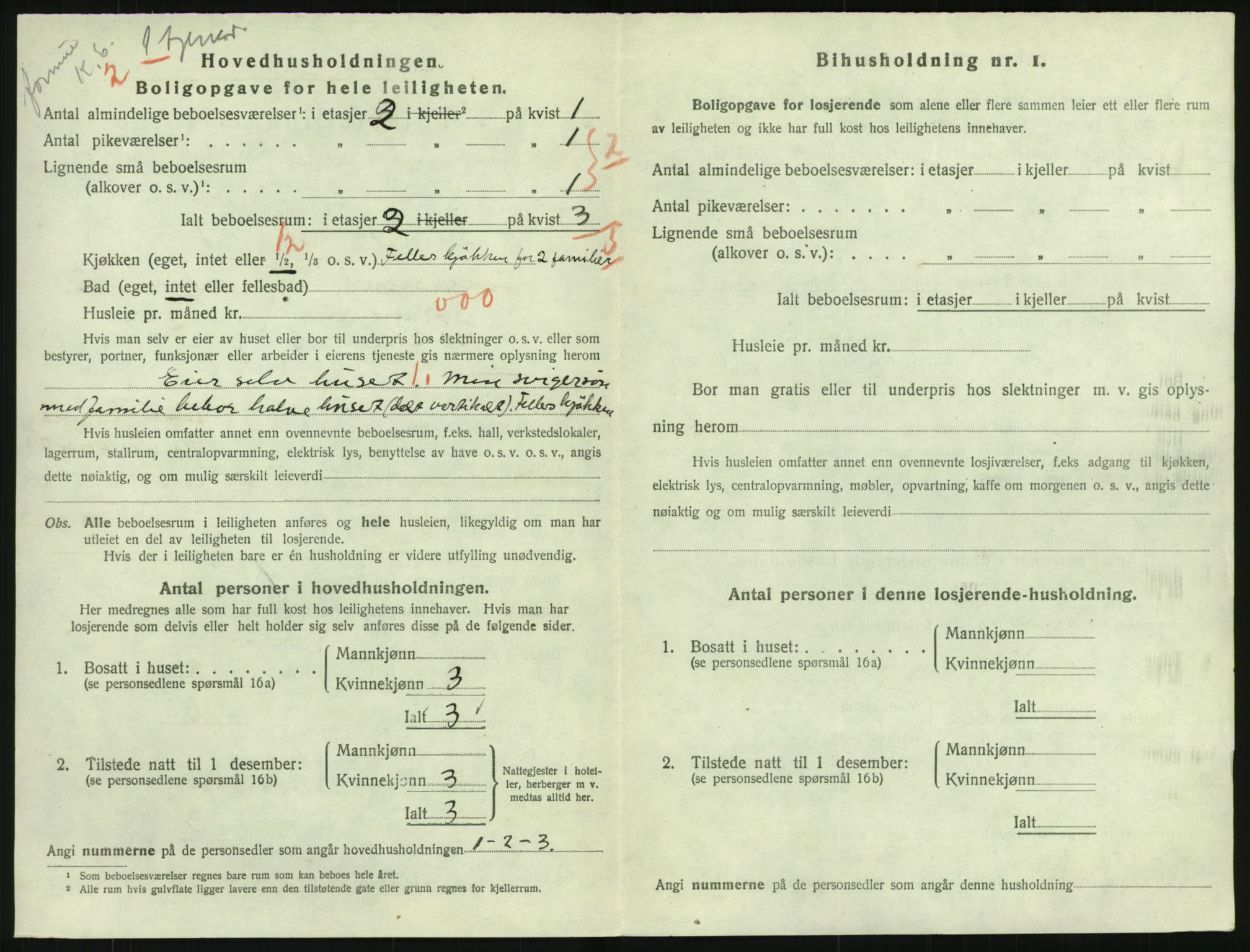 SAK, 1920 census for Lillesand, 1920, p. 1084