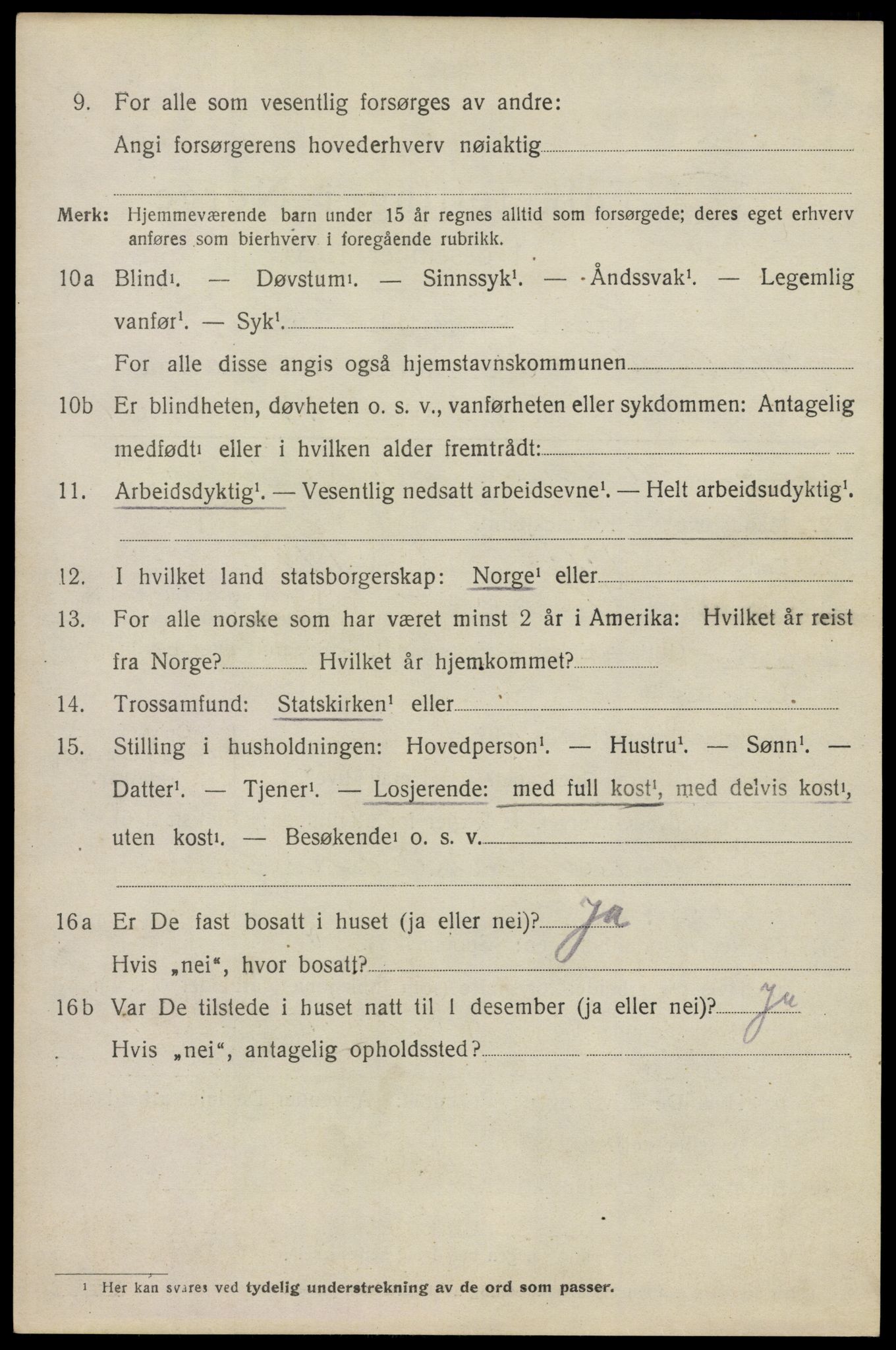 SAO, 1920 census for Høland, 1920, p. 9682