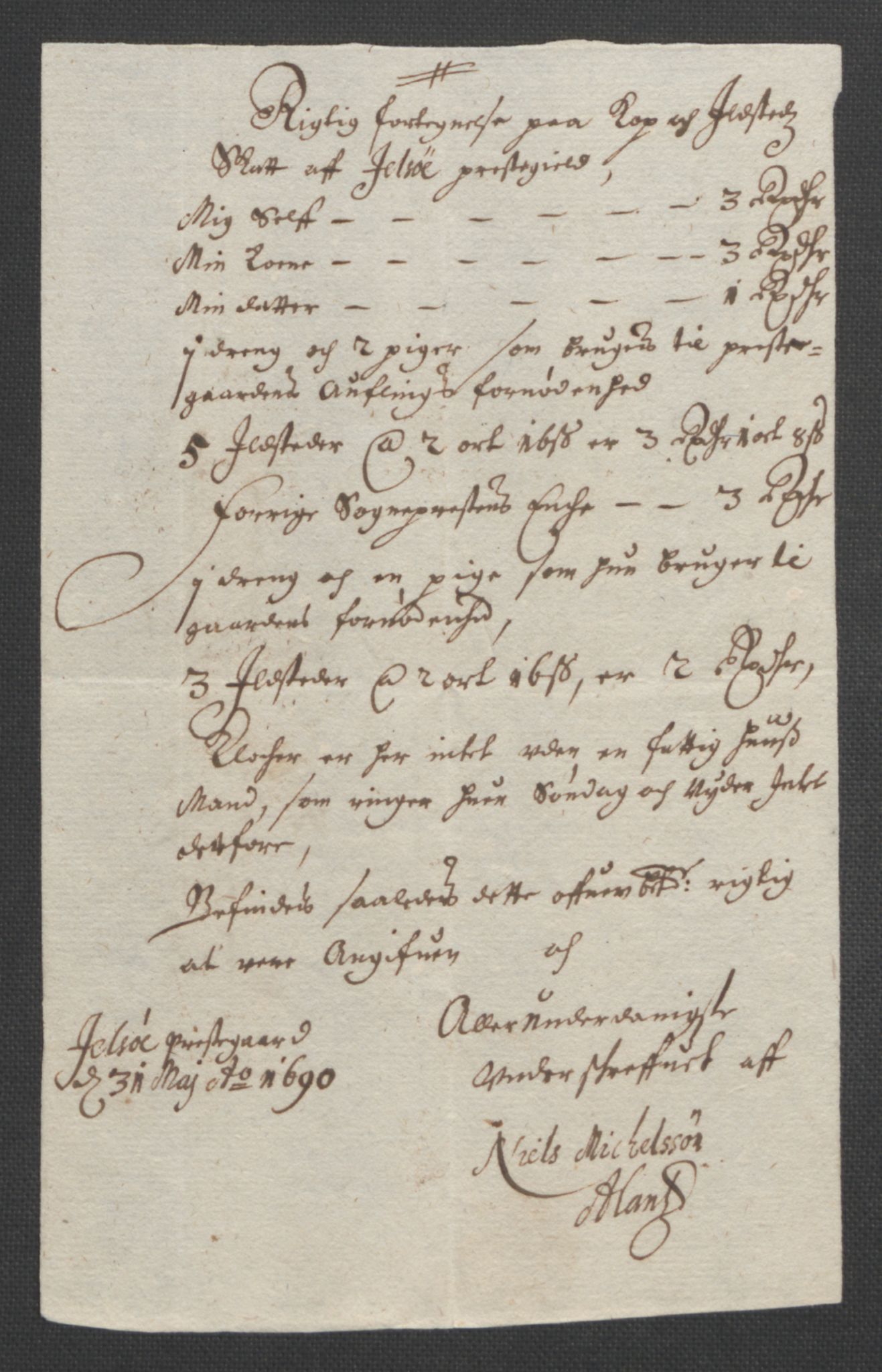 Rentekammeret inntil 1814, Reviderte regnskaper, Fogderegnskap, AV/RA-EA-4092/R47/L2856: Fogderegnskap Ryfylke, 1689-1693, p. 216