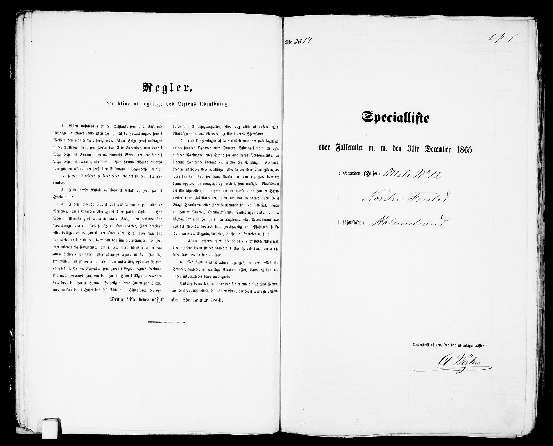 RA, 1865 census for Botne/Holmestrand, 1865, p. 34