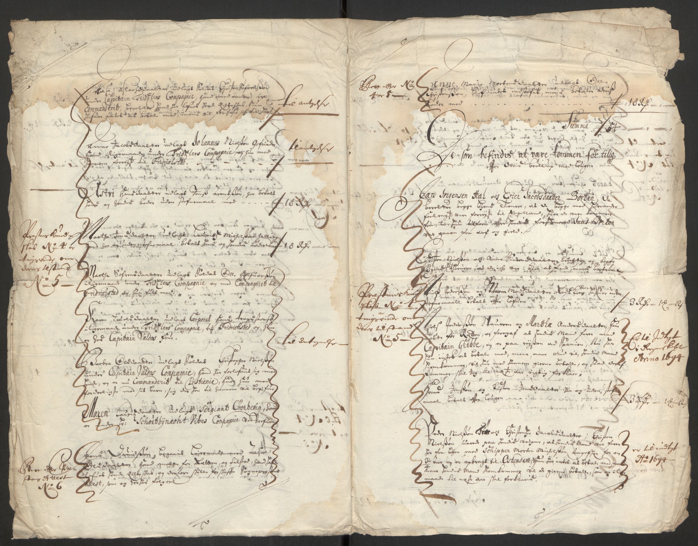 Rentekammeret inntil 1814, Reviderte regnskaper, Byregnskaper, AV/RA-EA-4066/R/Rm/L0285: [M18] Sikt og sakefall, 1681-1718, p. 178