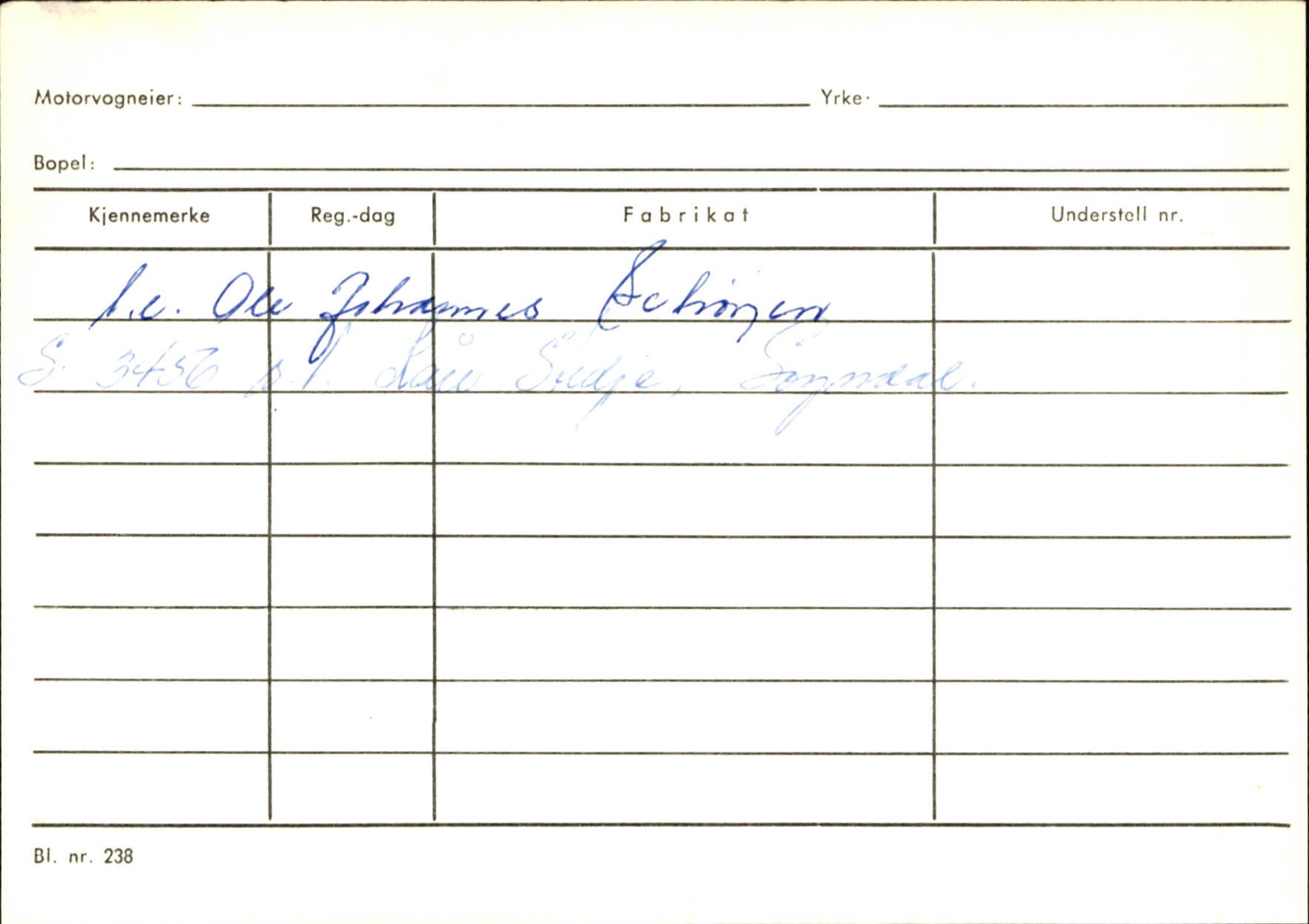 Statens vegvesen, Sogn og Fjordane vegkontor, AV/SAB-A-5301/4/F/L0125: Eigarregister Sogndal V-Å. Aurland A-Å. Fjaler A-N, 1945-1975, p. 122