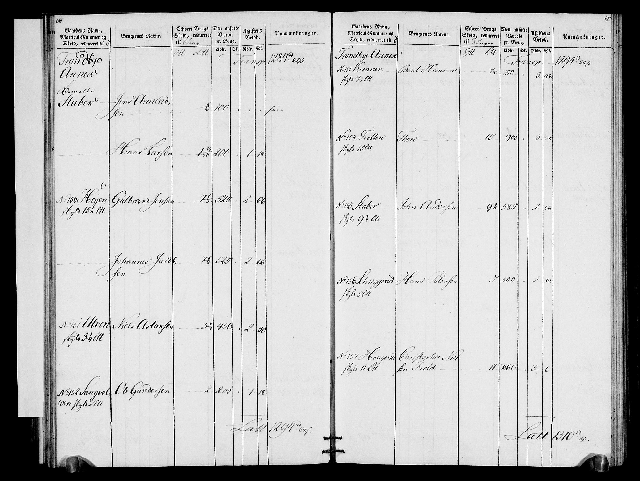 Rentekammeret inntil 1814, Realistisk ordnet avdeling, AV/RA-EA-4070/N/Ne/Nea/L0066: Buskerud fogderi. Oppebørselsregister for Lier, Røyken og Hurum prestegjeld, 1803-1804, p. 37