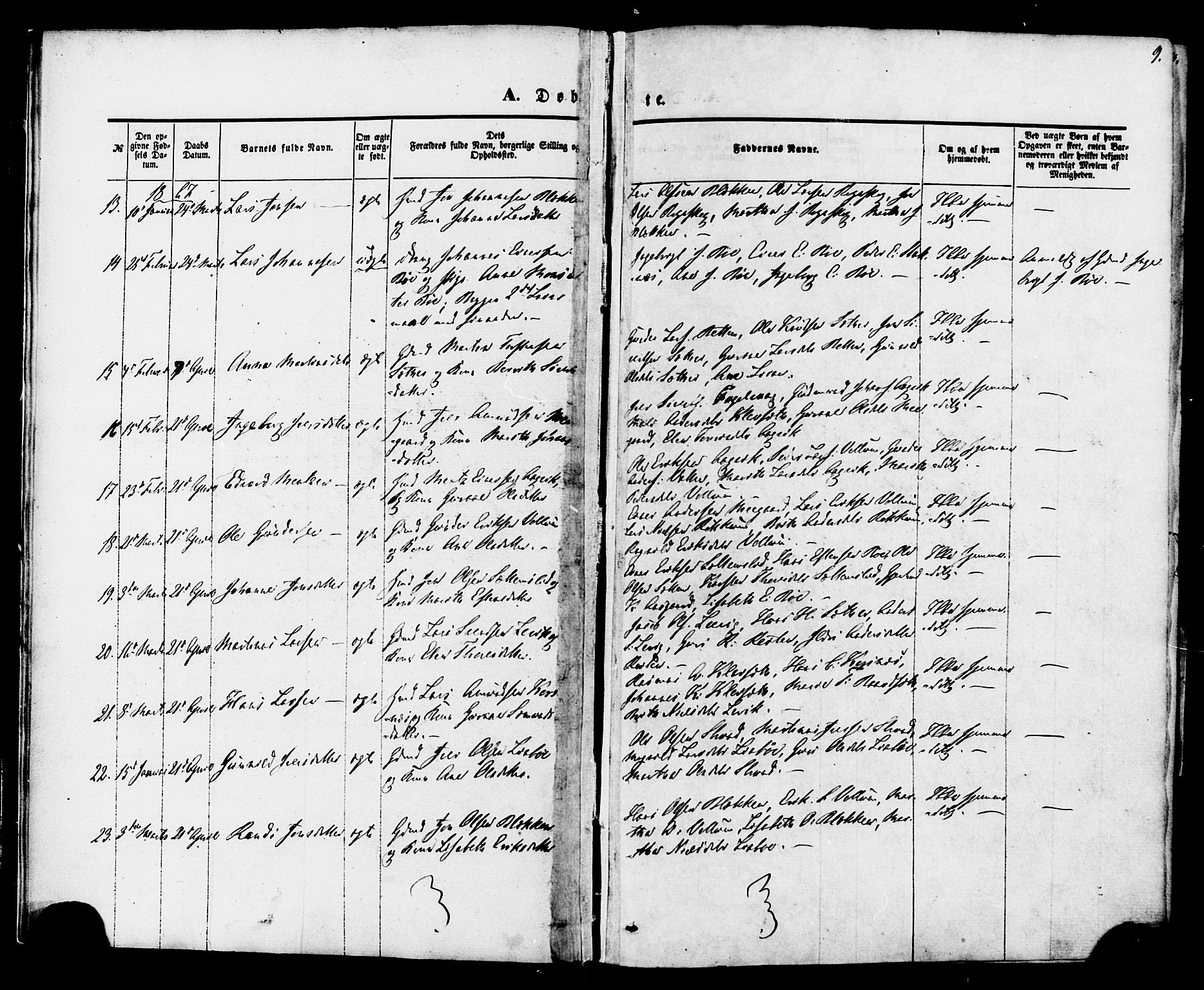 Ministerialprotokoller, klokkerbøker og fødselsregistre - Møre og Romsdal, AV/SAT-A-1454/576/L0884: Parish register (official) no. 576A02, 1865-1879, p. 9