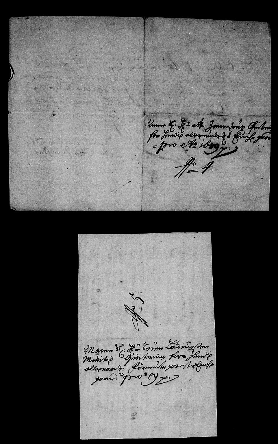 Rentekammeret inntil 1814, Reviderte regnskaper, Stiftamtstueregnskaper, Bergen stiftamt, AV/RA-EA-6043/R/Rc/L0091: Bergen stiftamt, 1689