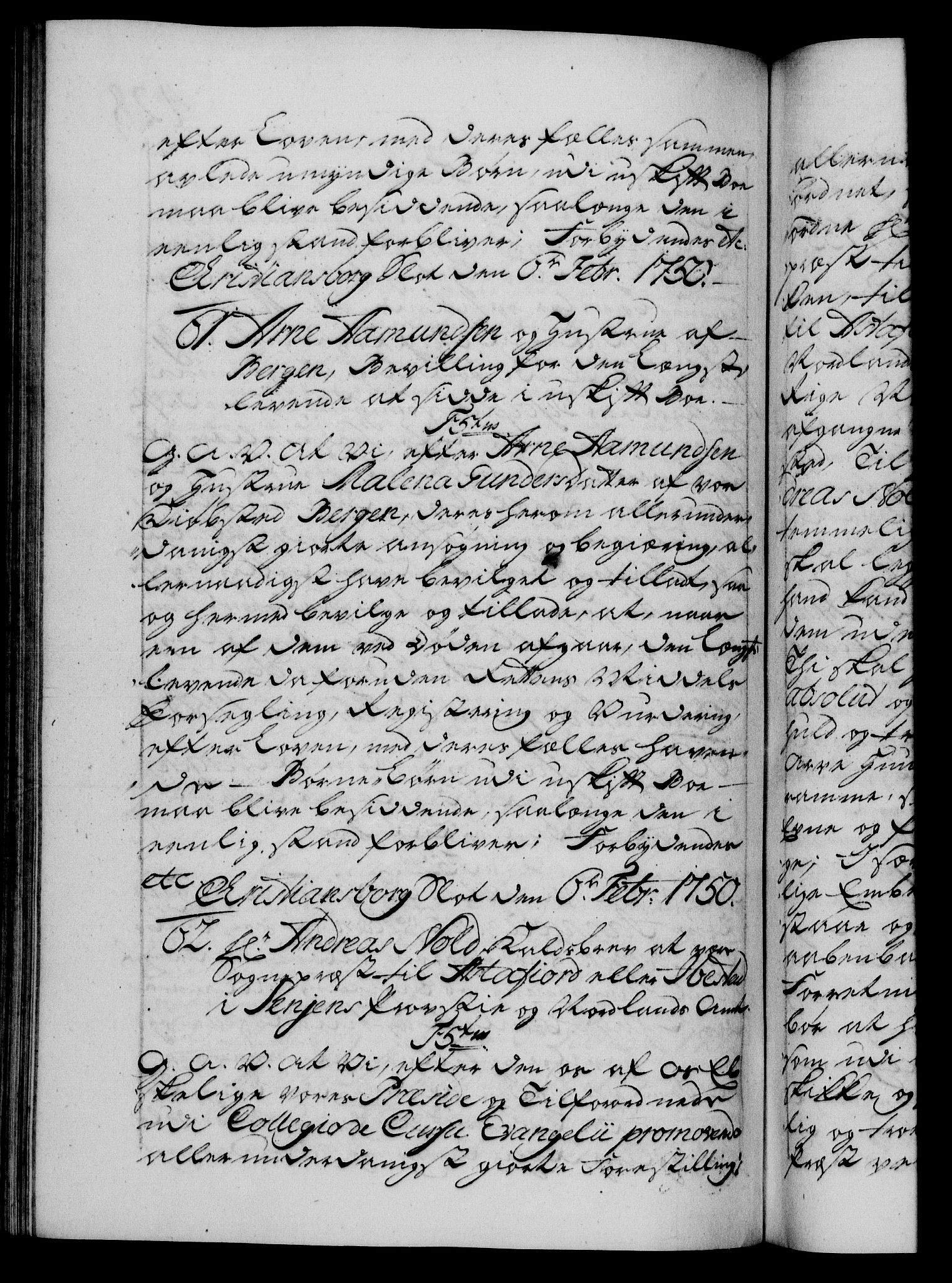 Danske Kanselli 1572-1799, AV/RA-EA-3023/F/Fc/Fca/Fcaa/L0036: Norske registre, 1749-1750, p. 428b