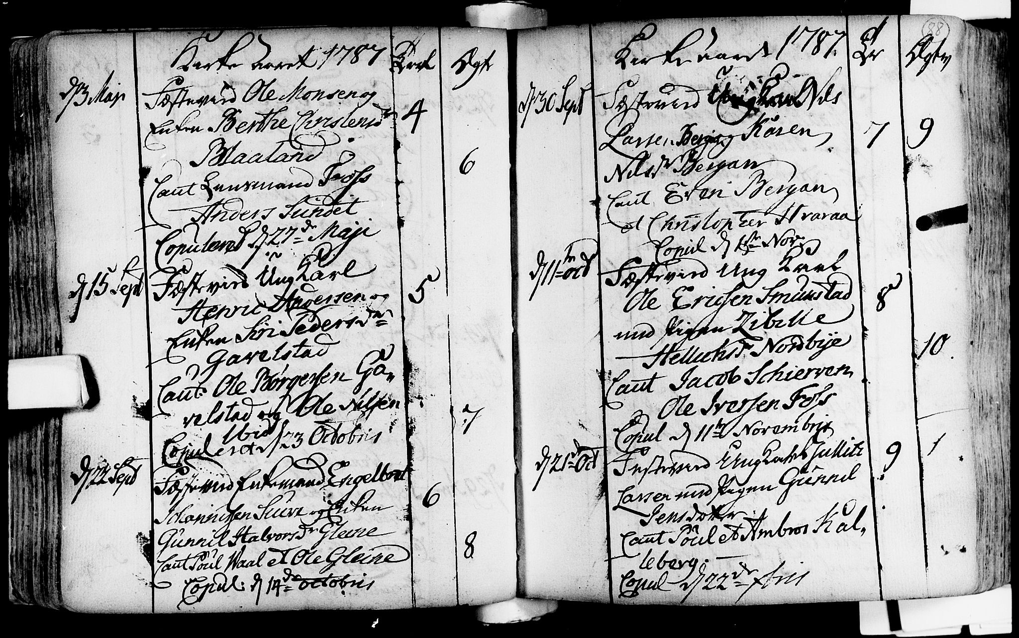 Lardal kirkebøker, SAKO/A-350/F/Fa/L0004: Parish register (official) no. i 4, 1733-1815, p. 88