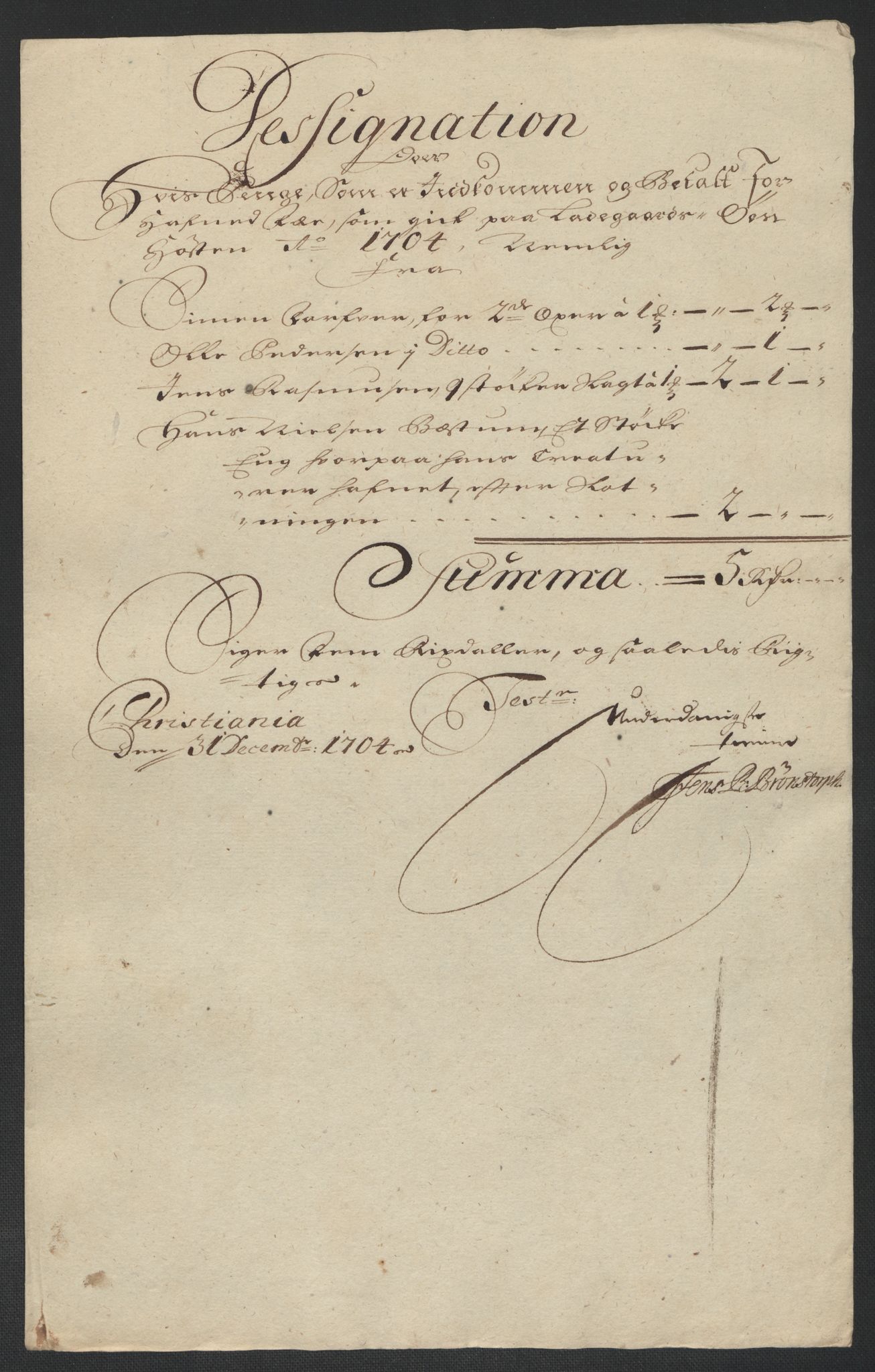 Rentekammeret inntil 1814, Reviderte regnskaper, Fogderegnskap, AV/RA-EA-4092/R10/L0445: Fogderegnskap Aker og Follo, 1703-1704, p. 393