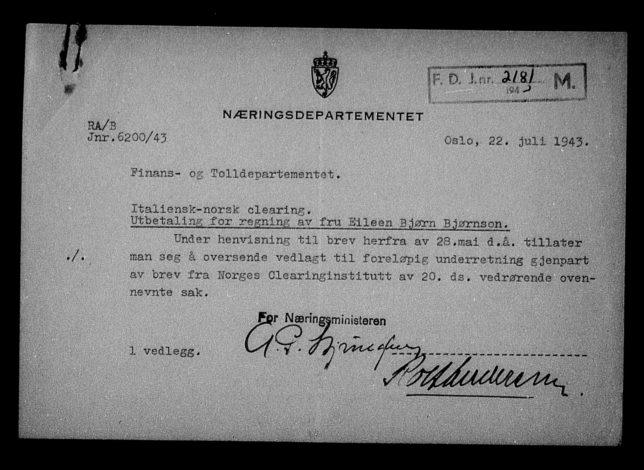 Justisdepartementet, Tilbakeføringskontoret for inndratte formuer, RA/S-1564/H/Hc/Hcc/L0925: --, 1945-1947, p. 520