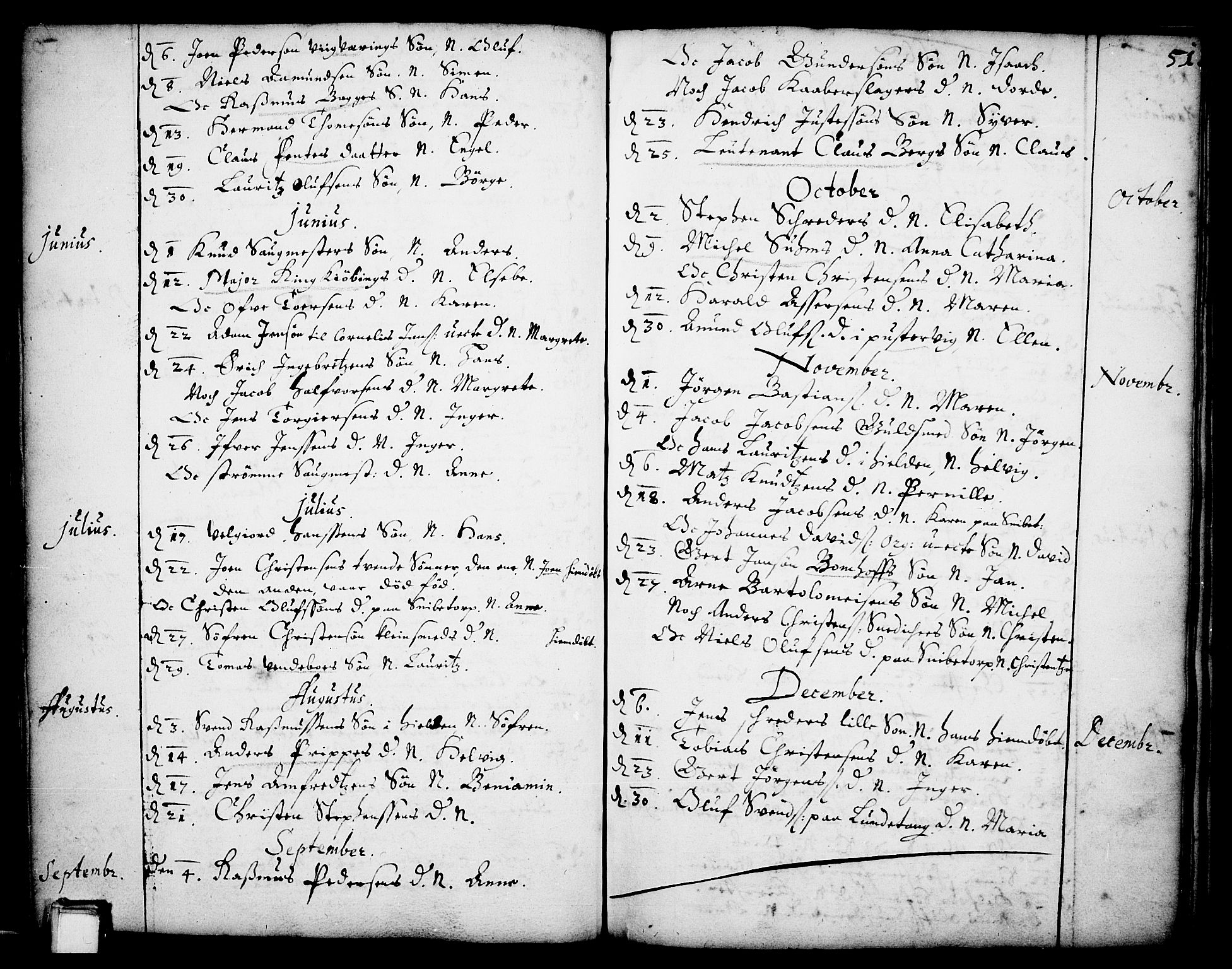 Skien kirkebøker, AV/SAKO-A-302/F/Fa/L0001: Parish register (official) no. 1, 1659-1679, p. 51