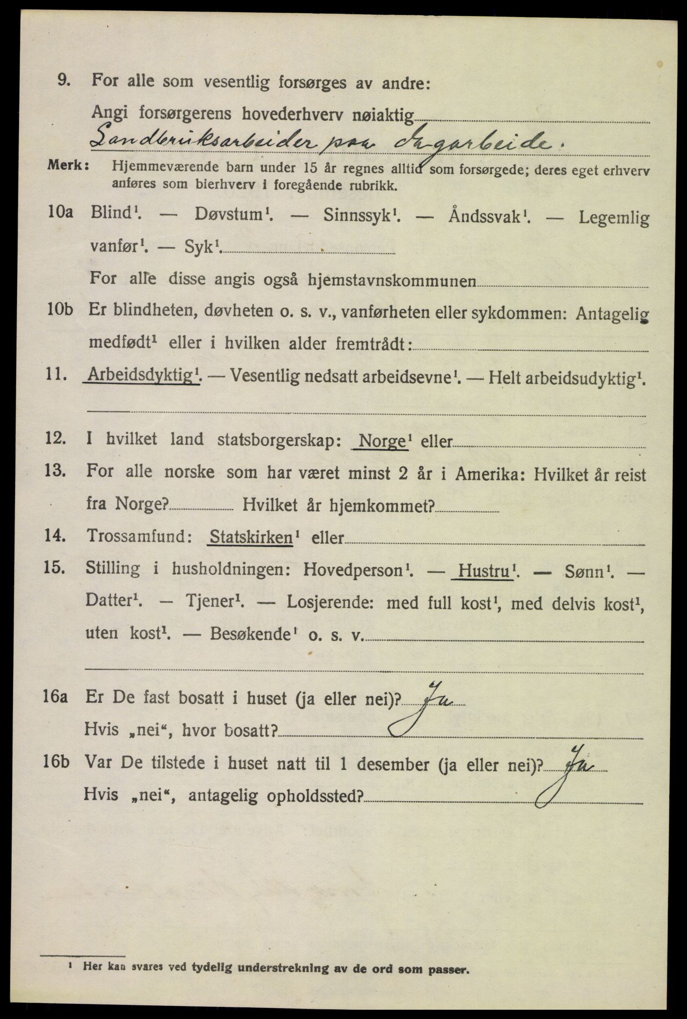 SAH, 1920 census for Østre Gausdal, 1920, p. 4549