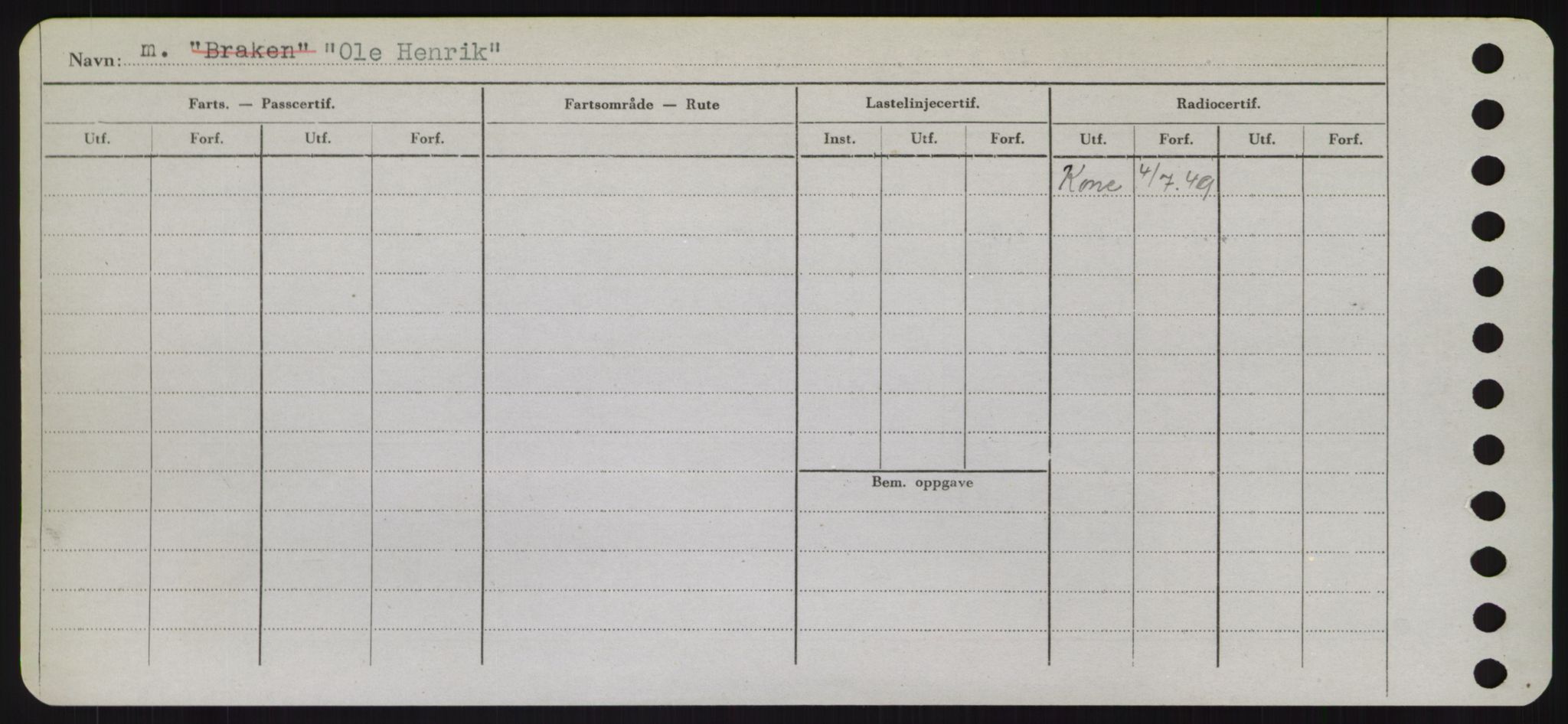 Sjøfartsdirektoratet med forløpere, Skipsmålingen, RA/S-1627/H/Hd/L0028: Fartøy, O, p. 222