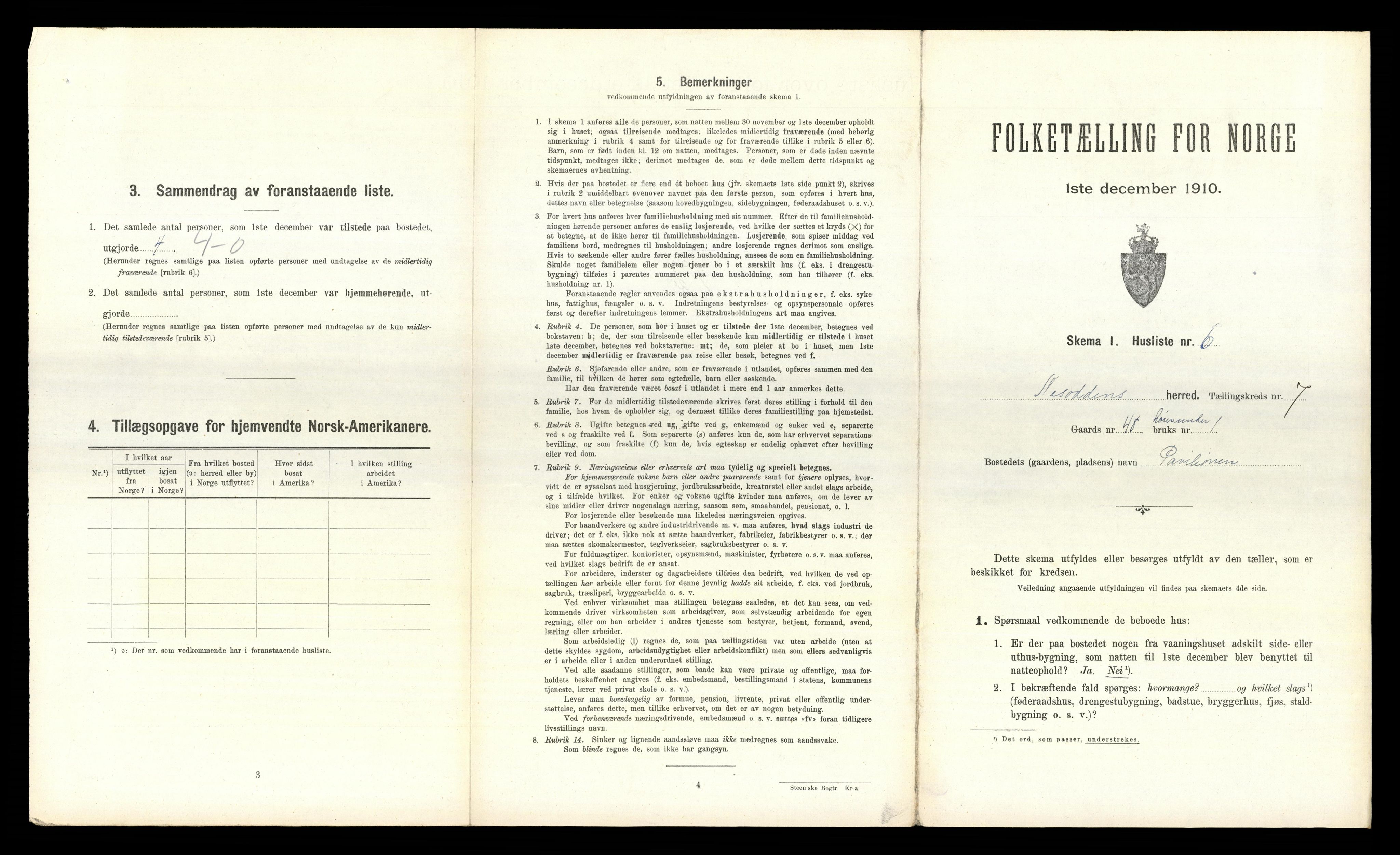 RA, 1910 census for Nesodden, 1910, p. 804