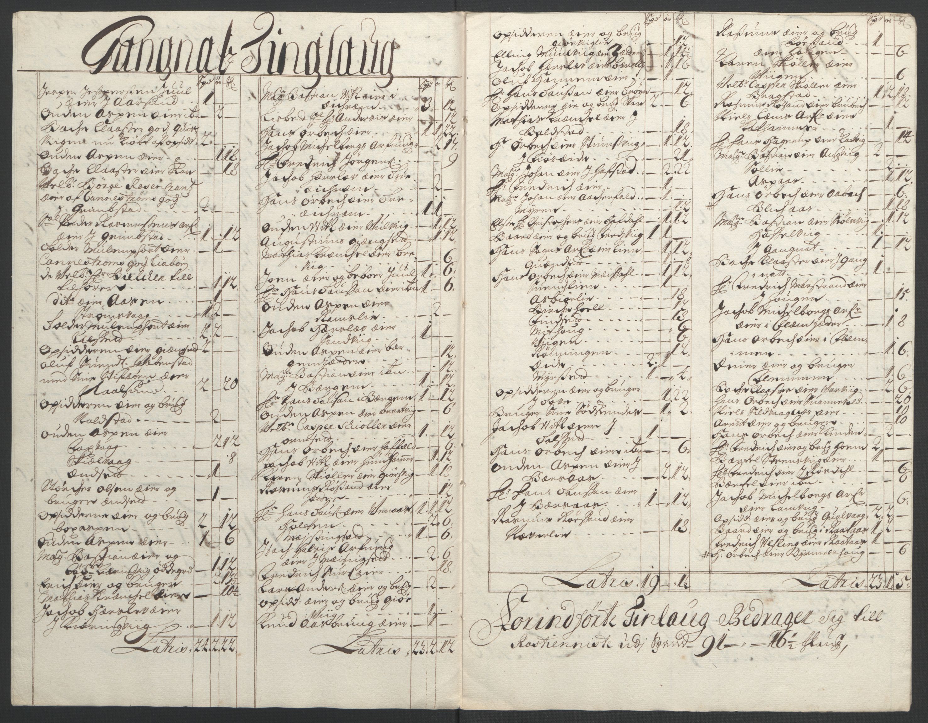 Rentekammeret inntil 1814, Reviderte regnskaper, Fogderegnskap, AV/RA-EA-4092/R56/L3736: Fogderegnskap Nordmøre, 1694-1696, p. 414