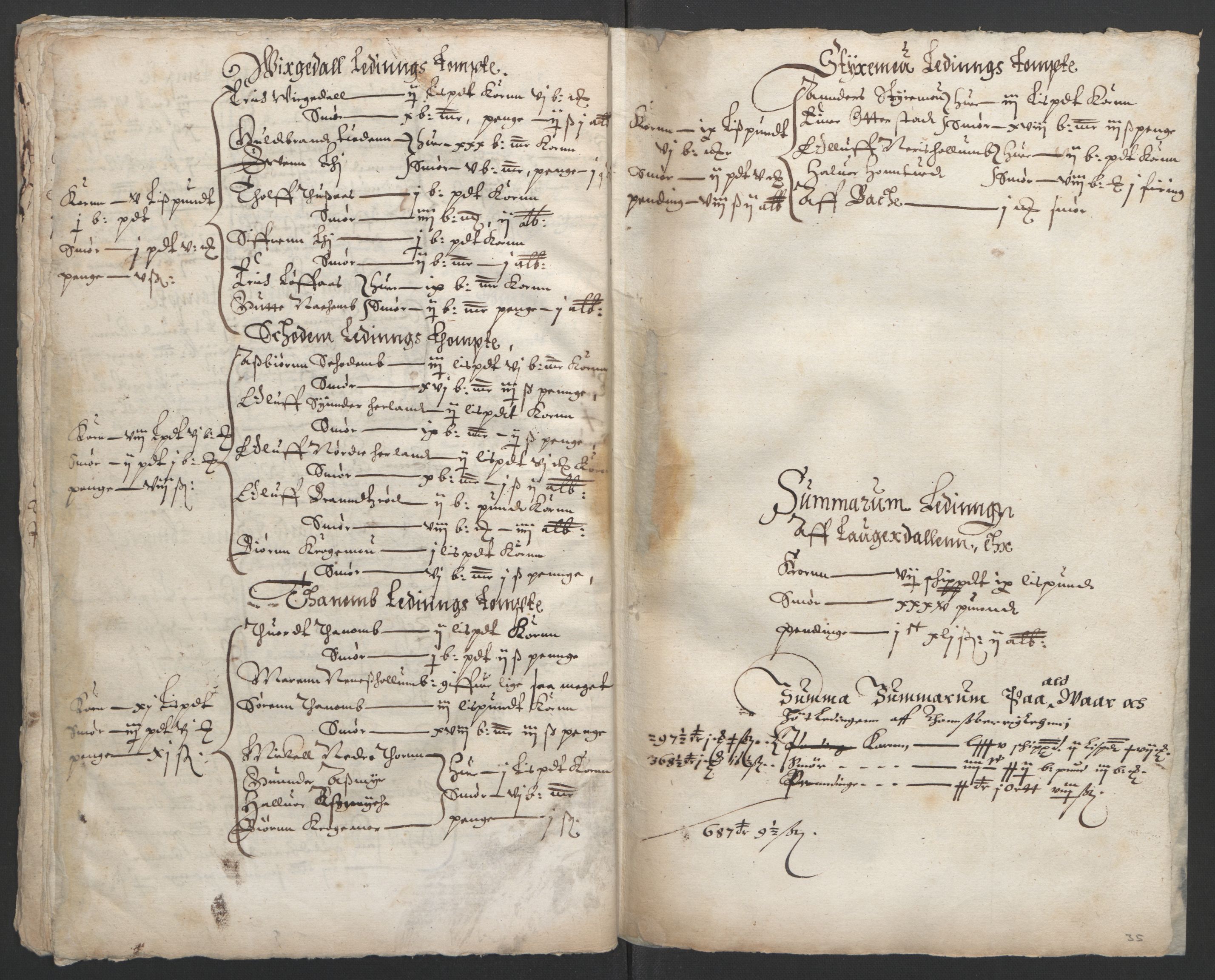 Stattholderembetet 1572-1771, AV/RA-EA-2870/Ek/L0002/0001: Jordebøker til utlikning av garnisonsskatt 1624-1626: / Jordebøker for noen vikværske len, 1624-1626, p. 173