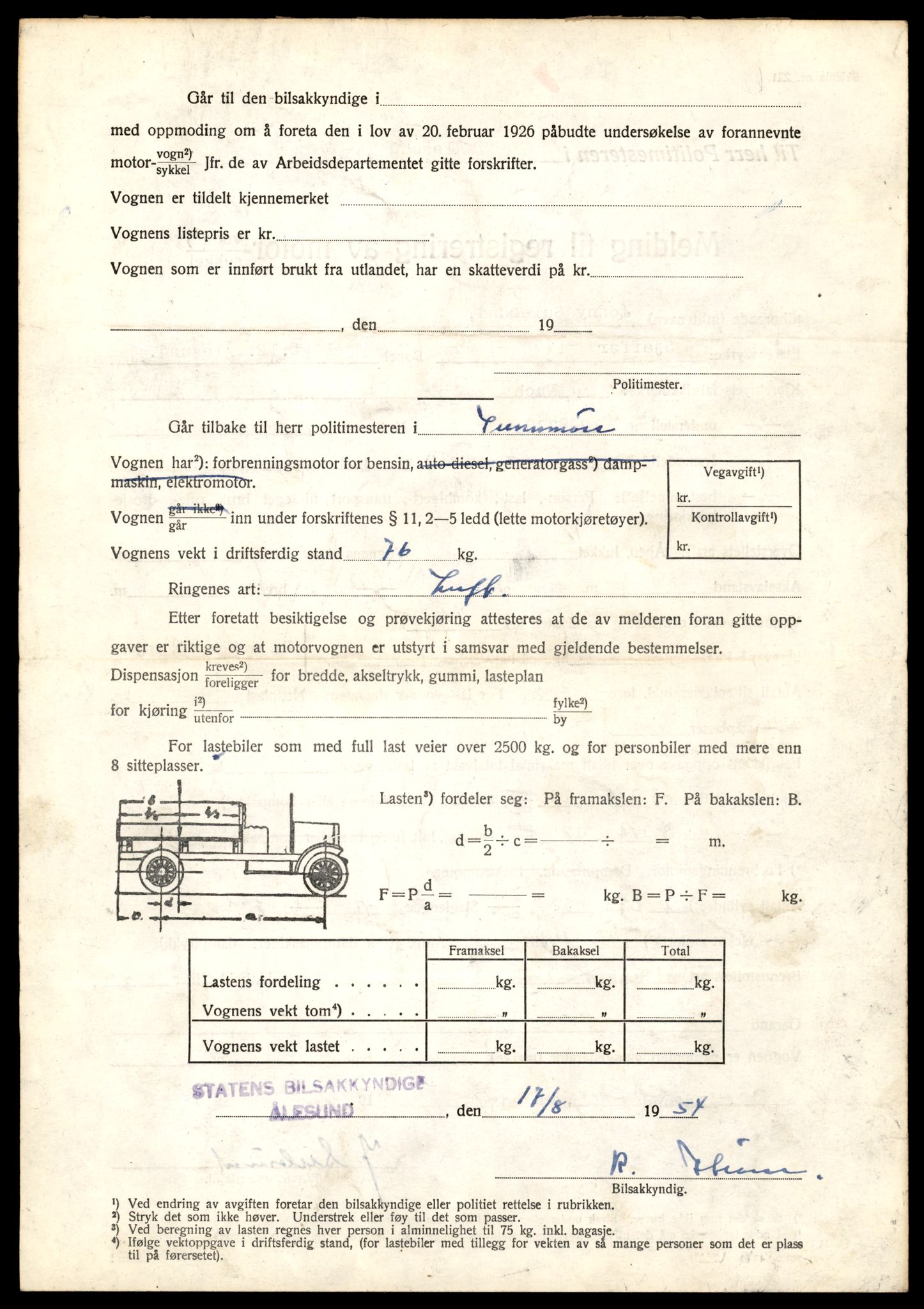 Møre og Romsdal vegkontor - Ålesund trafikkstasjon, AV/SAT-A-4099/F/Fe/L0038: Registreringskort for kjøretøy T 13180 - T 13360, 1927-1998, p. 634