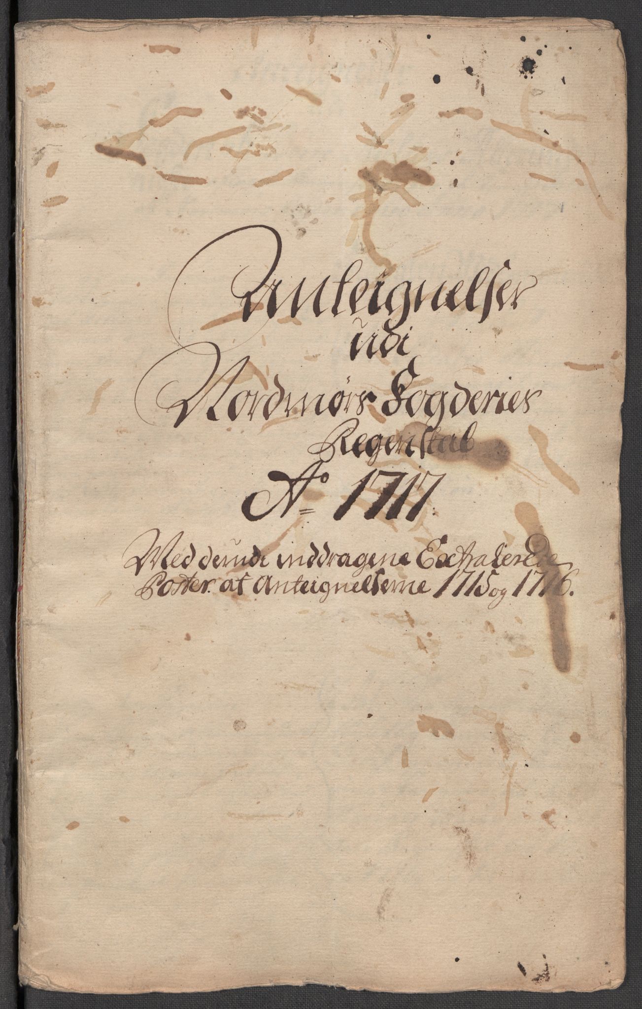 Rentekammeret inntil 1814, Reviderte regnskaper, Fogderegnskap, RA/EA-4092/R56/L3750: Fogderegnskap Nordmøre, 1717, p. 296
